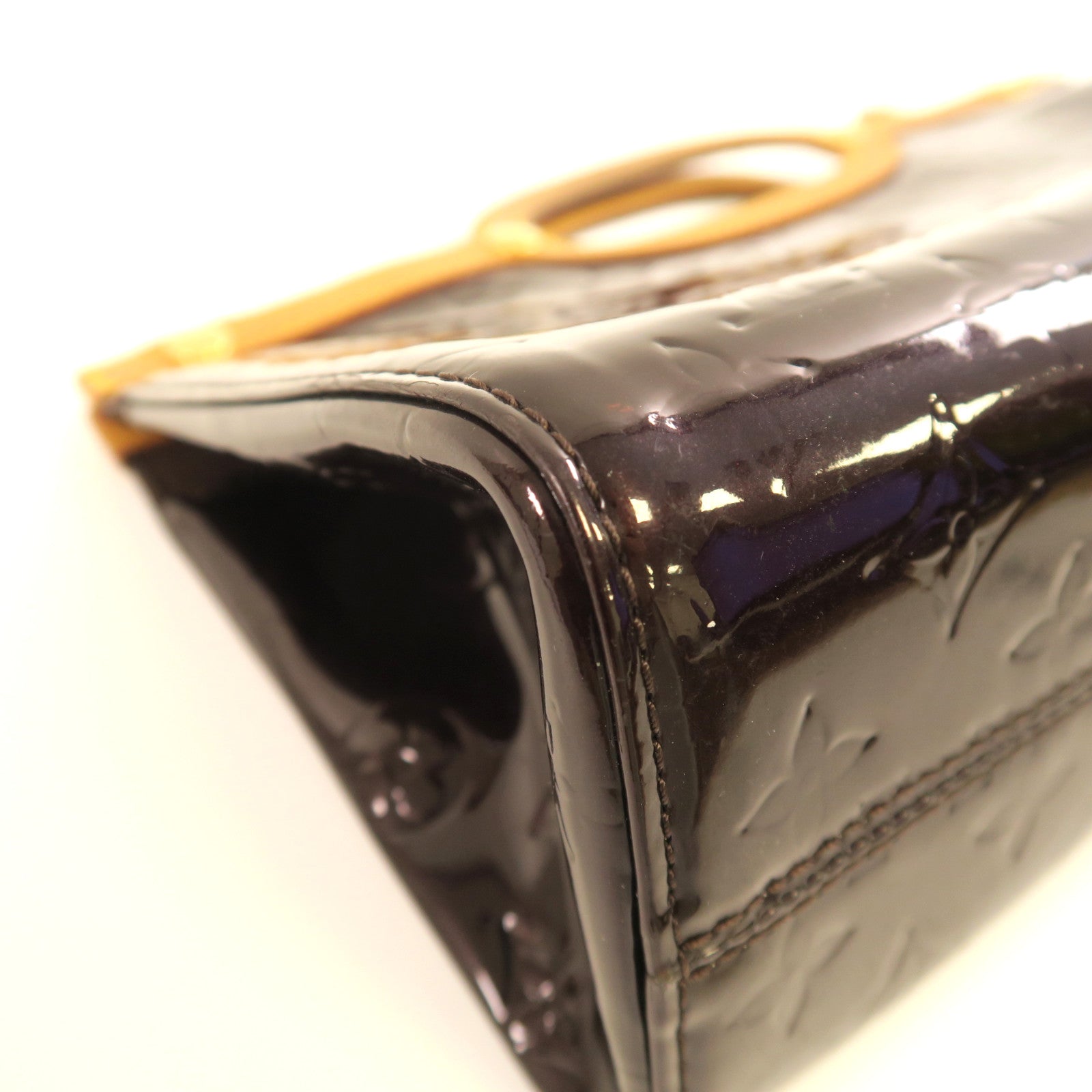 LOUIS VUITTON Monogram Vernis Roxbury Drive金扣手挽肩背兩用袋