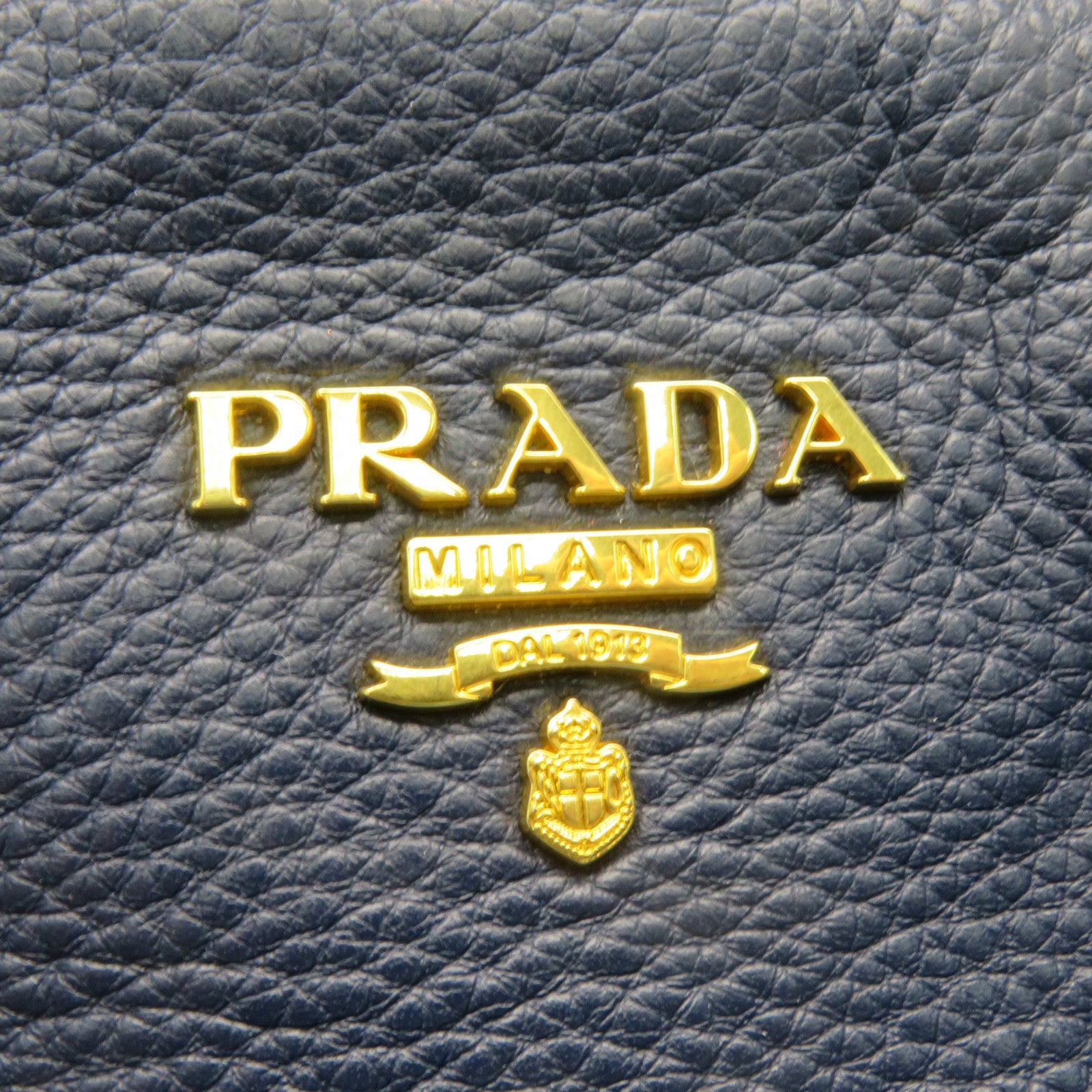 PRADA 牛皮皮革2Way Shoulder Bag手挽肩背兩用袋藍色