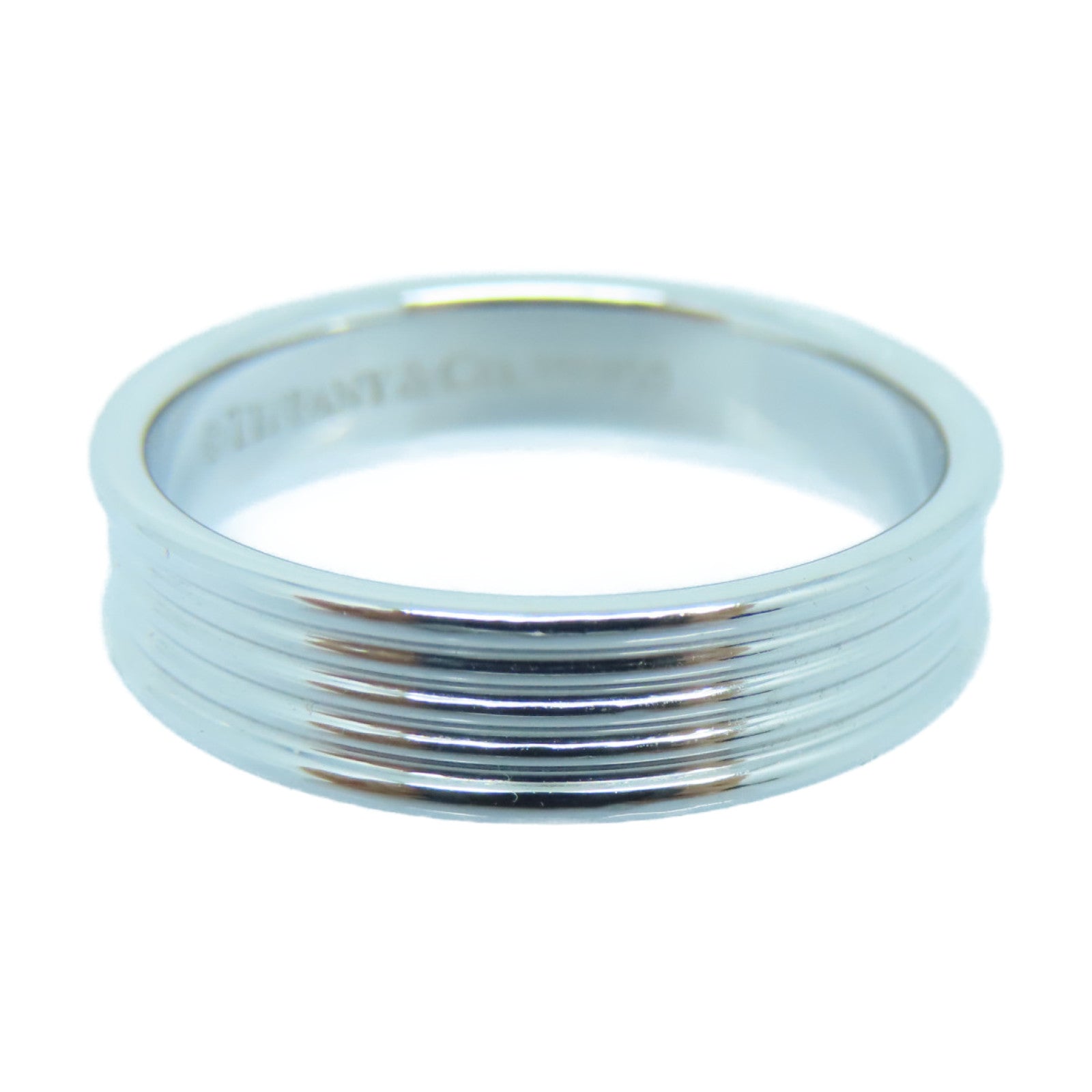 TIFFANY＆CO 950PT鉑金Ring戒指US#8.5