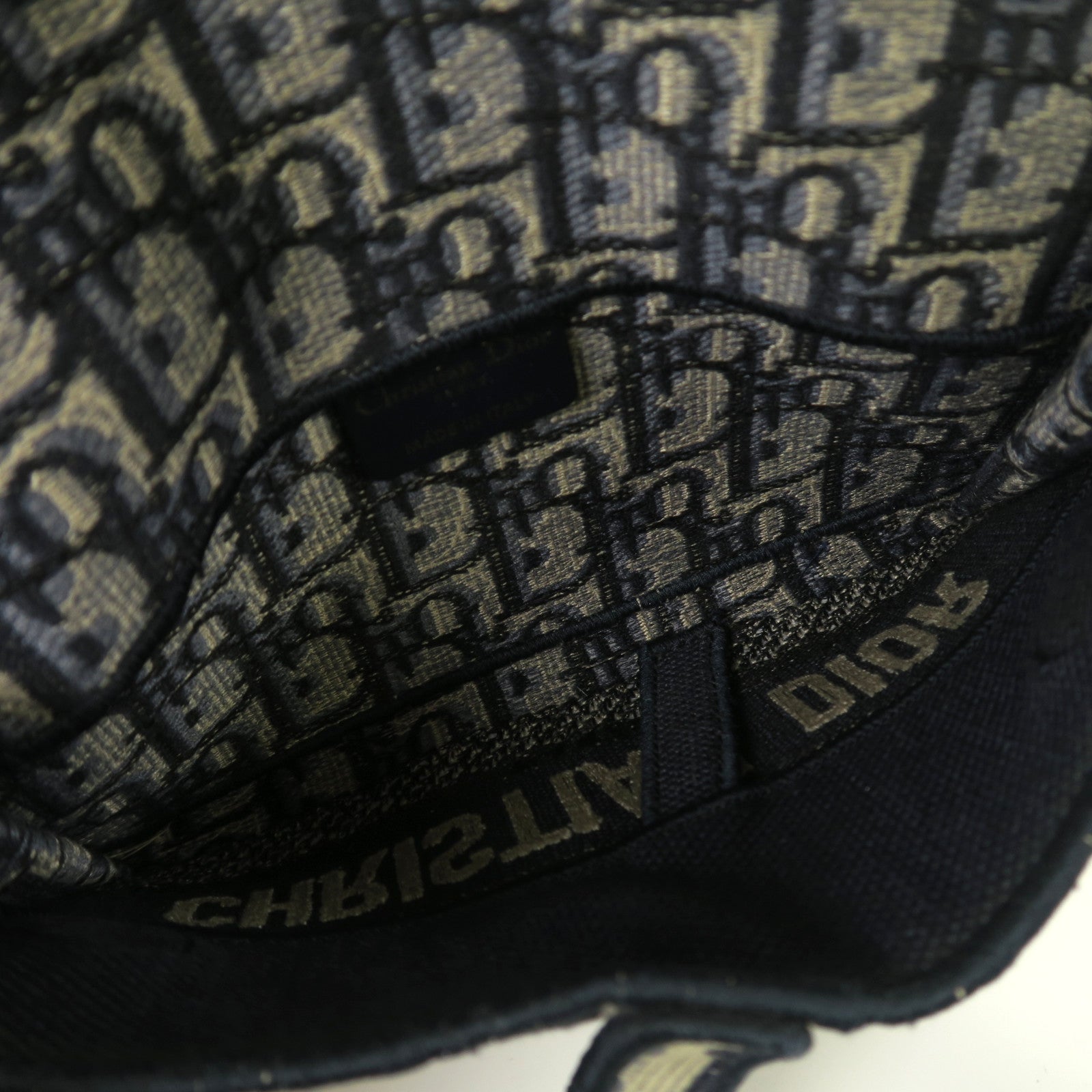 Dior 帆布Belt Bag金扣腰包藍色