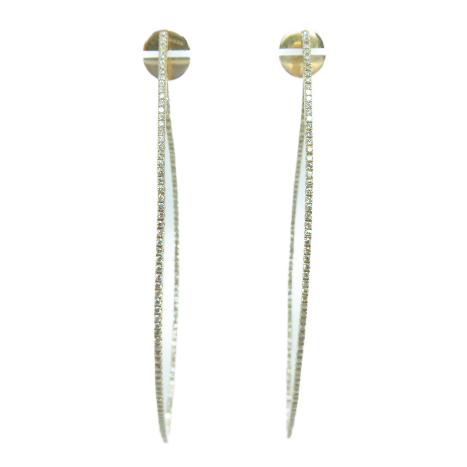 JEWELRY 【激减优惠】18K玫瑰金Diamond Earrings 1.32ct钻石耳环