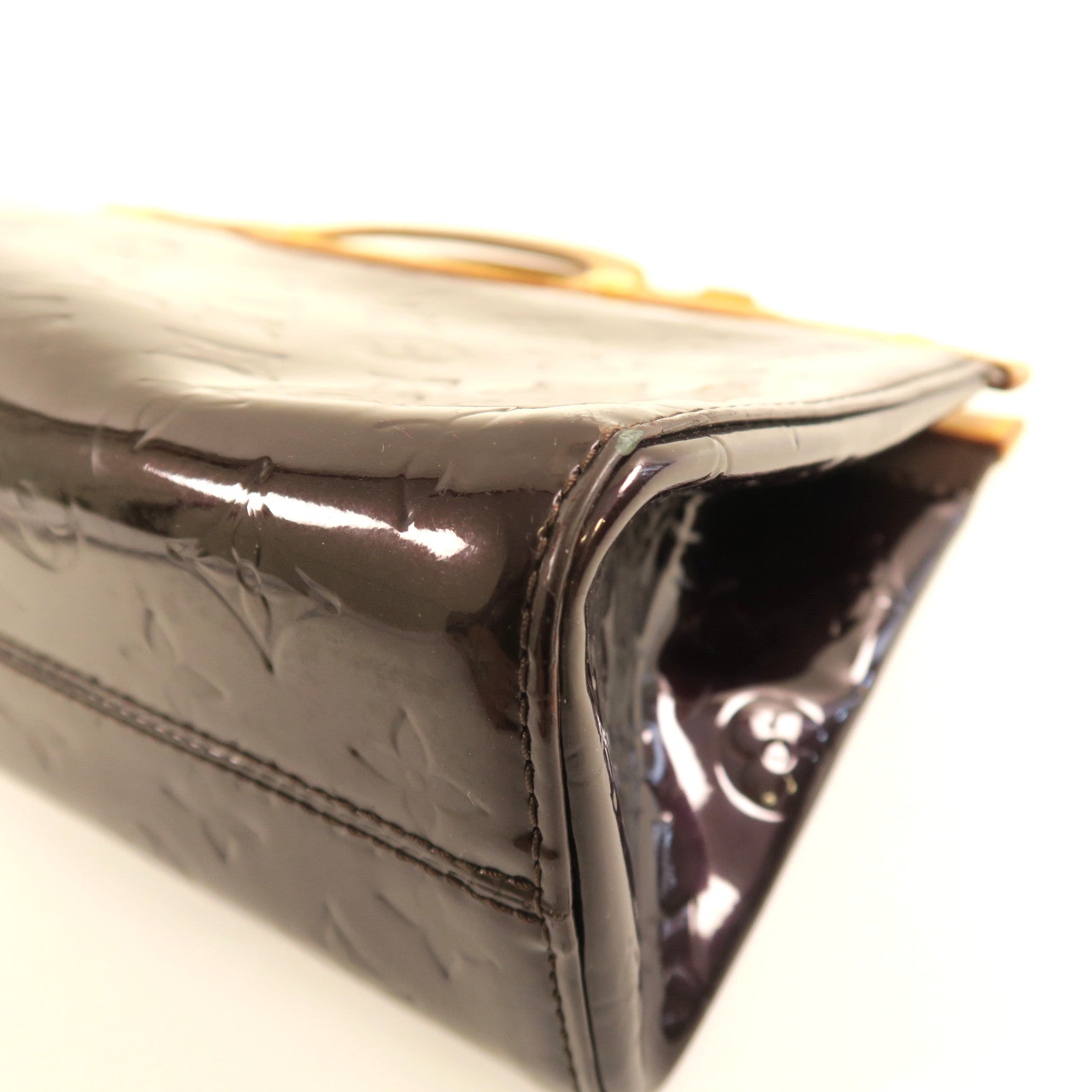 LOUIS VUITTON Monogram Vernis Roxbury Drive金扣手挽肩背兩用袋