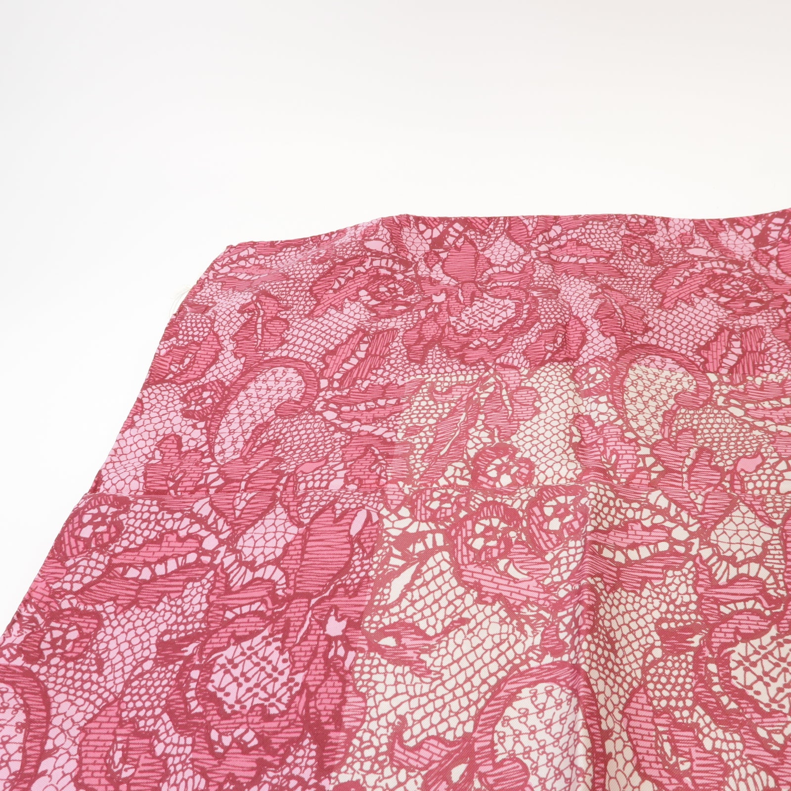 Valentino 絲質Scarf絲巾紅色/粉紅色