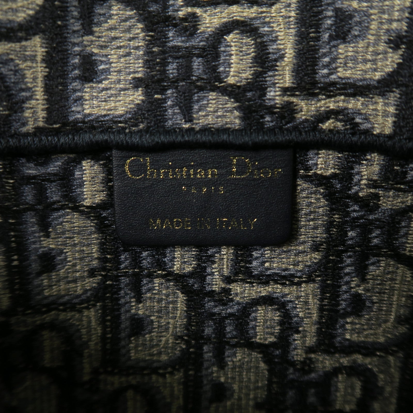 Dior 帆布Belt Bag金扣腰包藍色