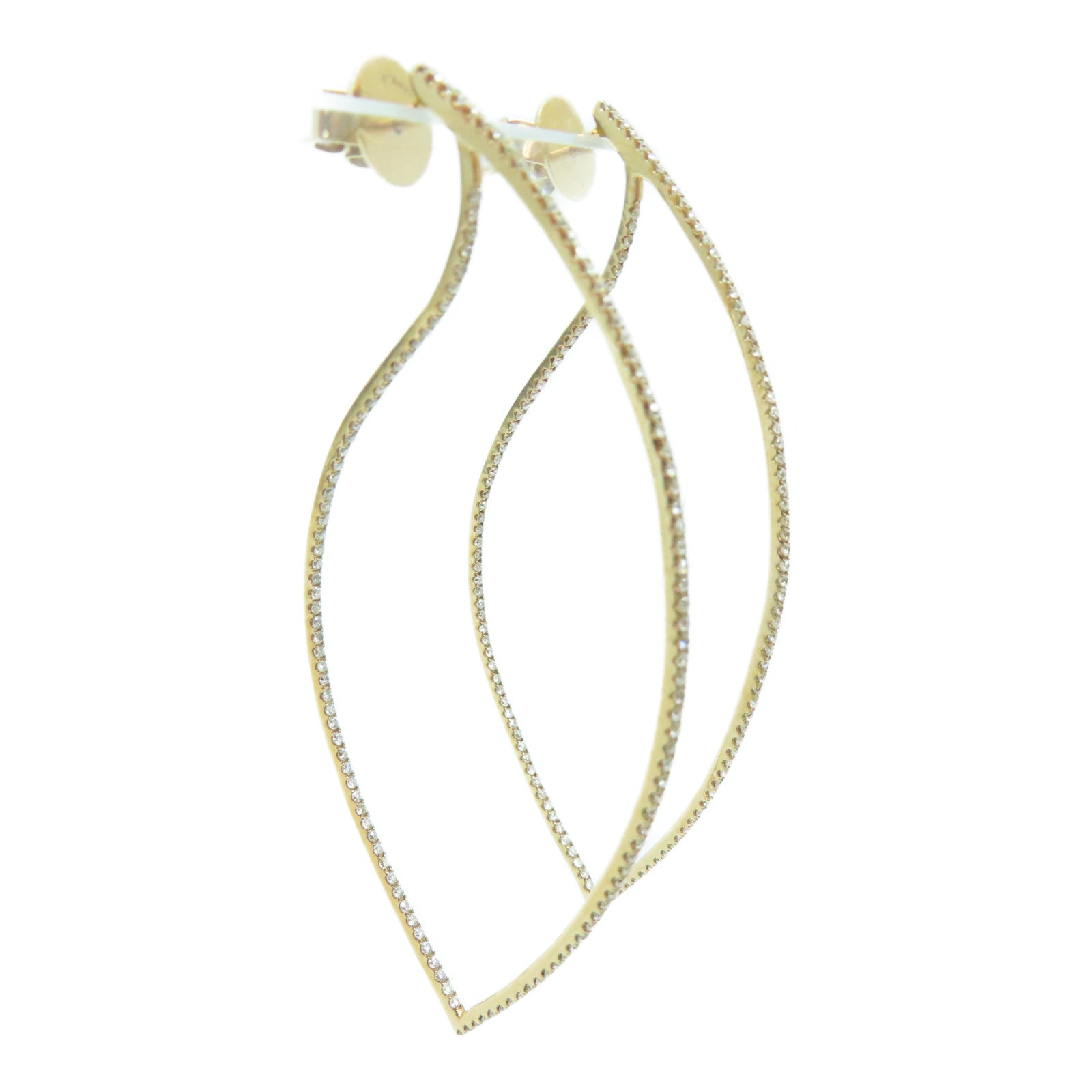 JEWELRY 【激减优惠】18K玫瑰金Diamond Earrings 1.32ct钻石耳环