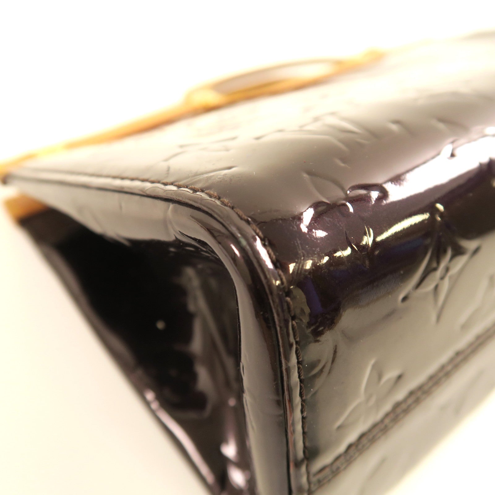 LOUIS VUITTON Monogram Vernis Roxbury Drive金扣手挽肩背兩用袋