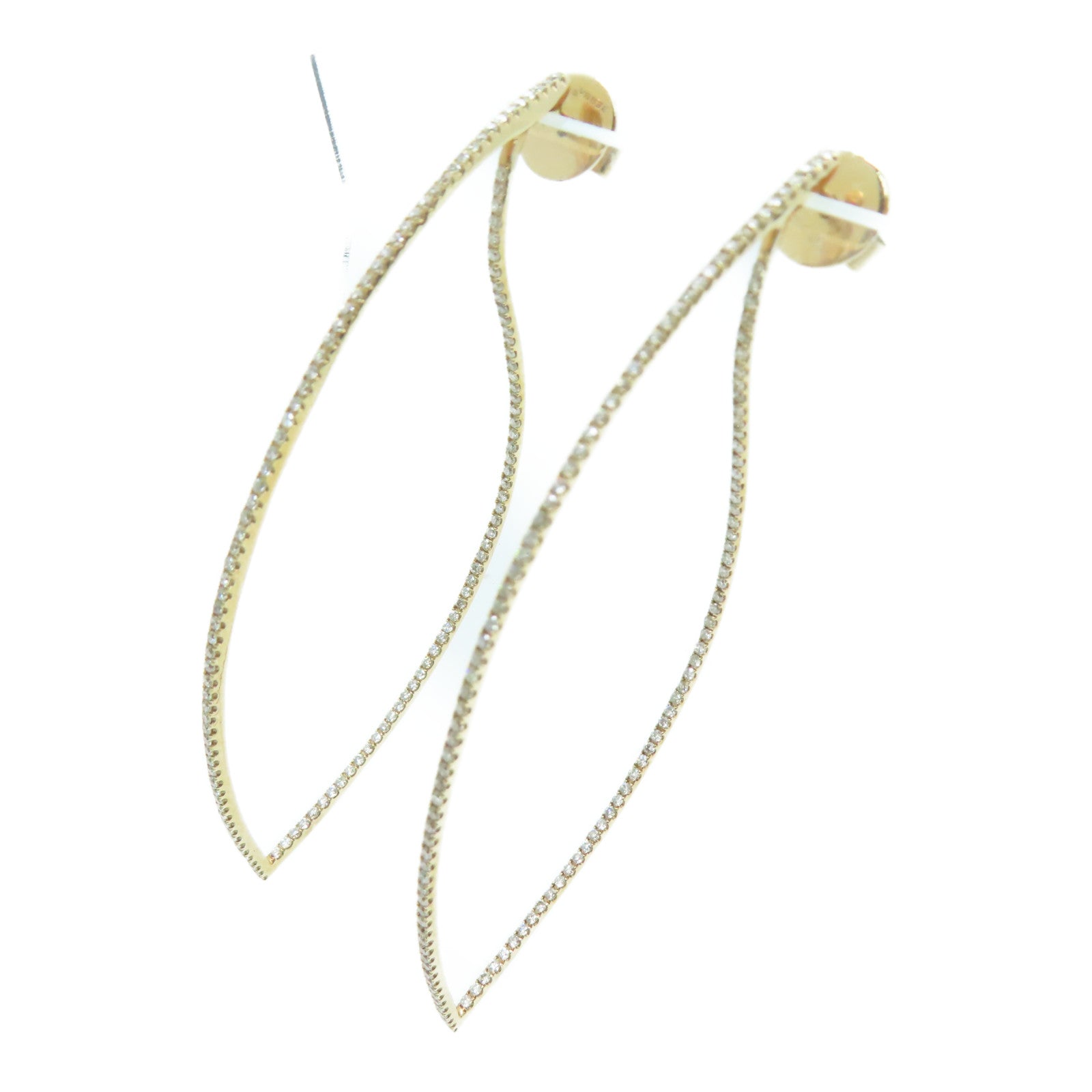 JEWELRY 【激减优惠】18K玫瑰金Diamond Earrings 1.32ct钻石耳环
