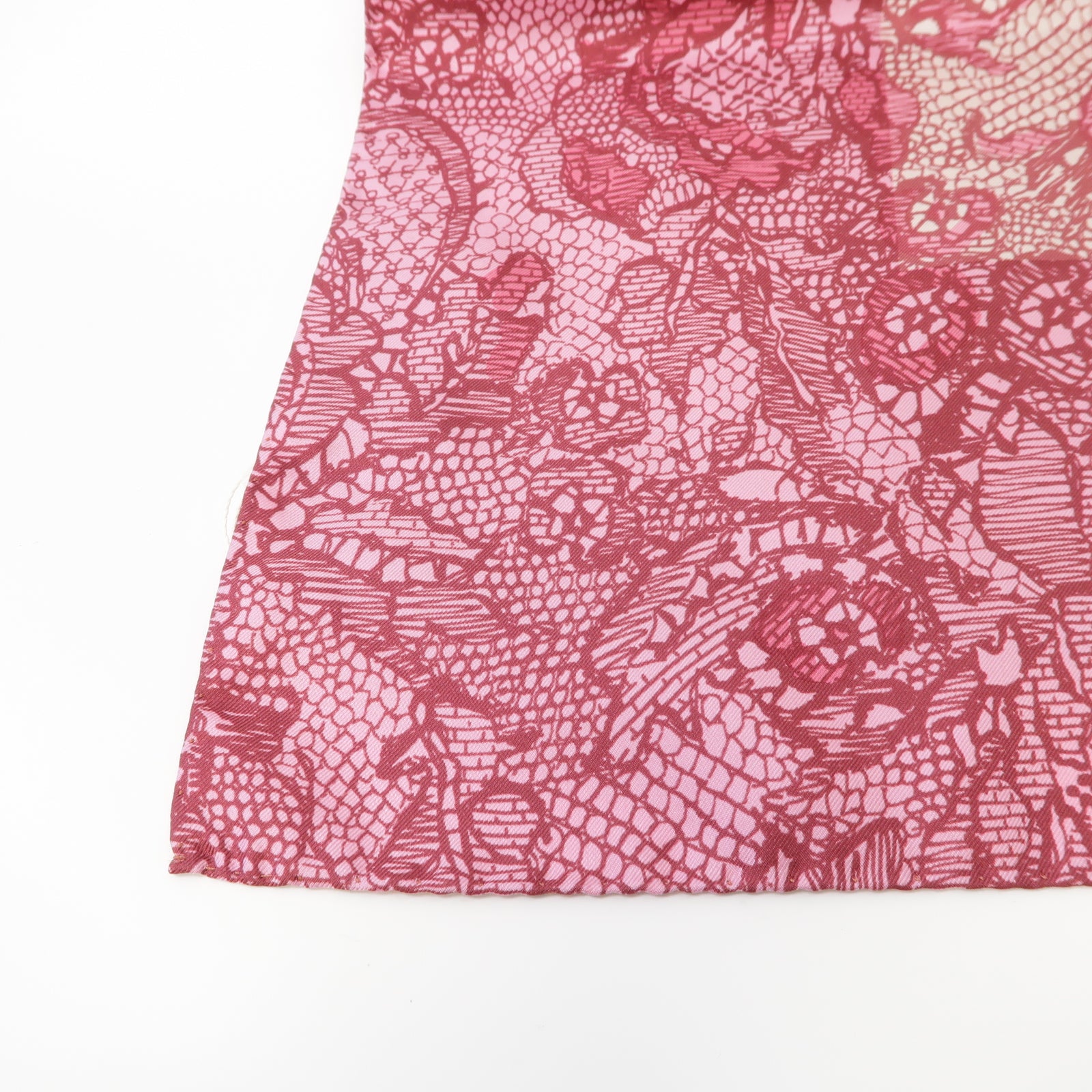 Valentino 絲質Scarf絲巾紅色/粉紅色