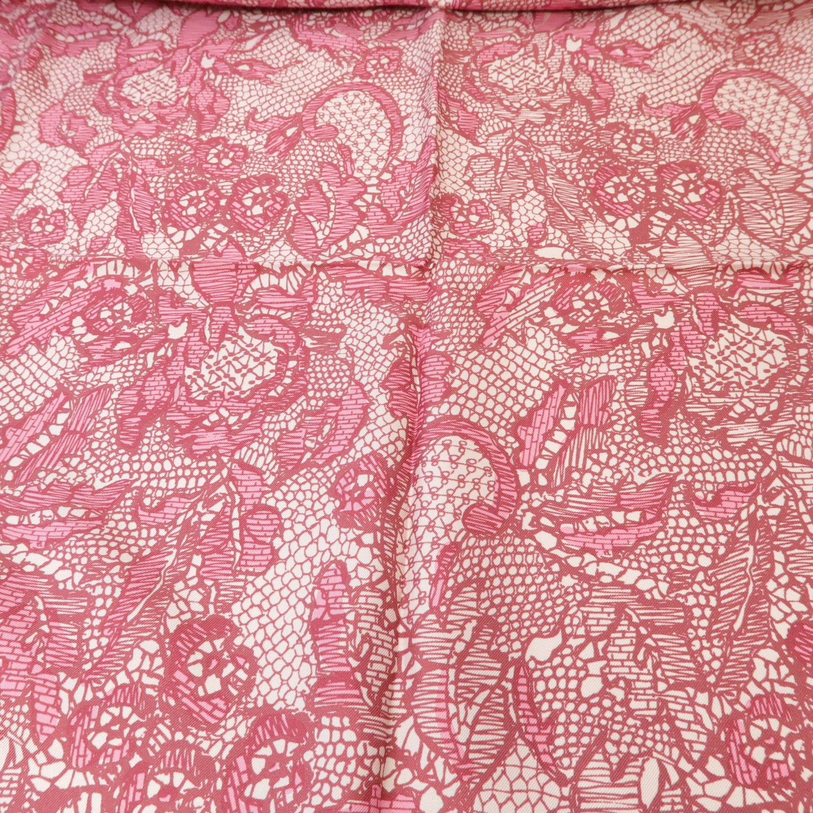Valentino 絲質Scarf絲巾紅色/粉紅色