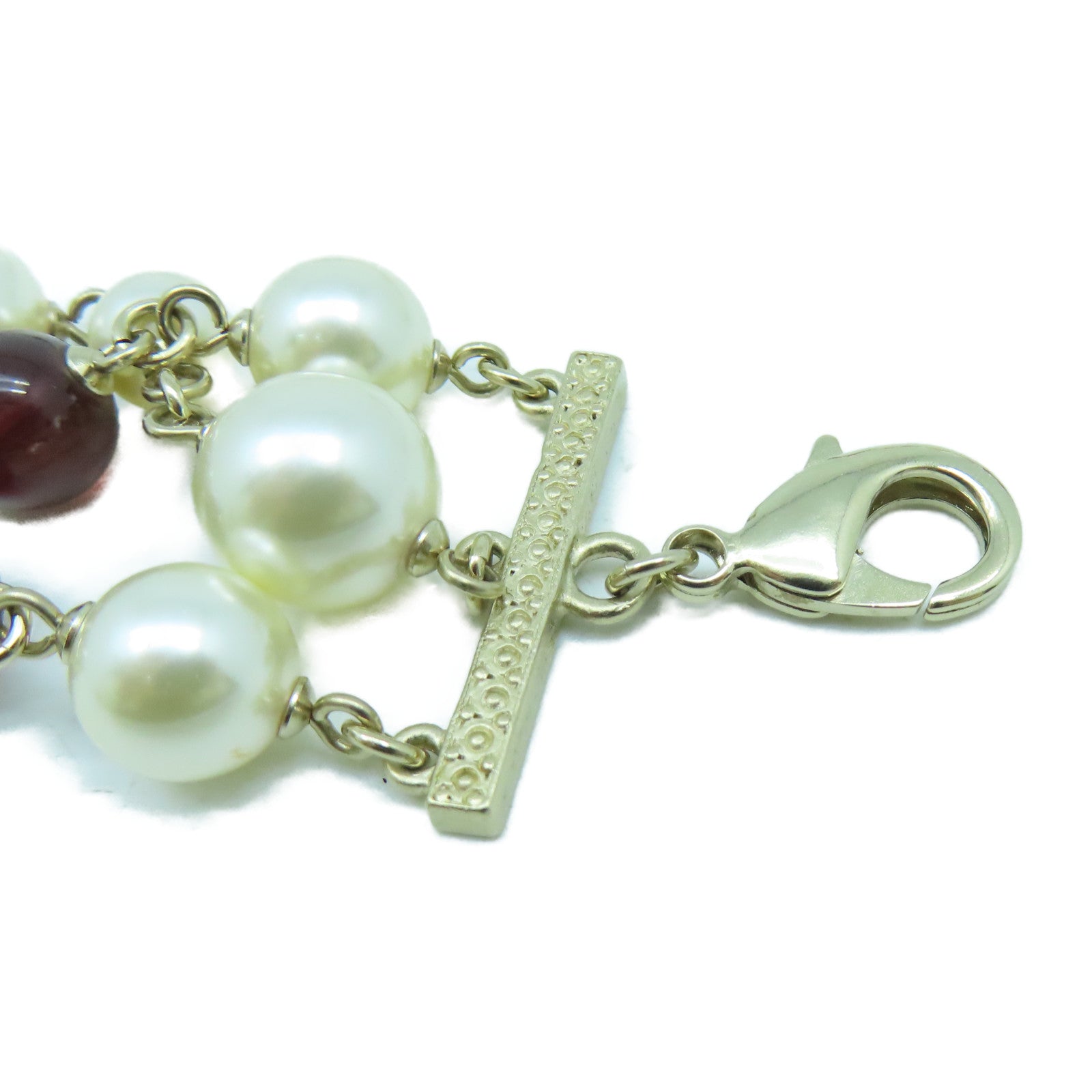 CHANEL 金屬/PVC Necklace項鍊金色/白色/紅色/綠色