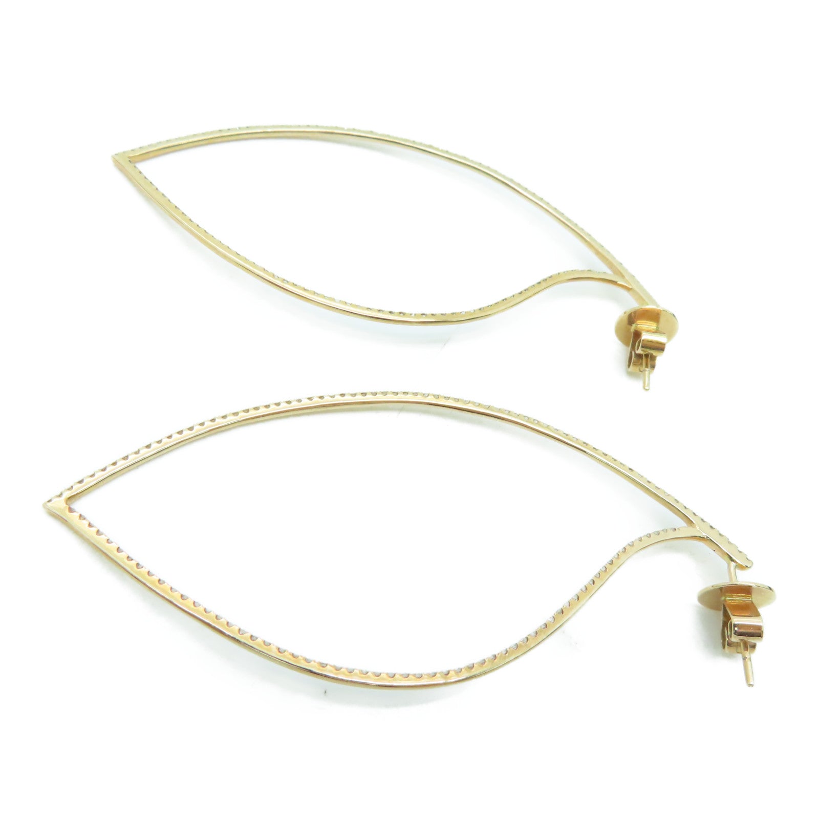 JEWELRY 【激减优惠】18K玫瑰金Diamond Earrings 1.32ct钻石耳环