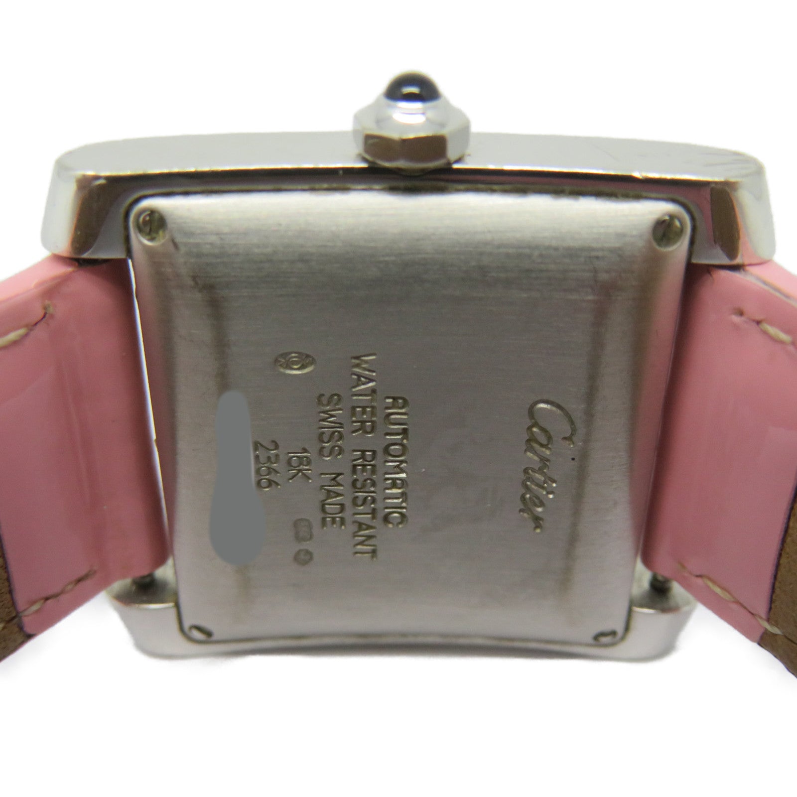 CARTIER 【激减优惠】Tank Francaise18K白金手表自动机芯白色