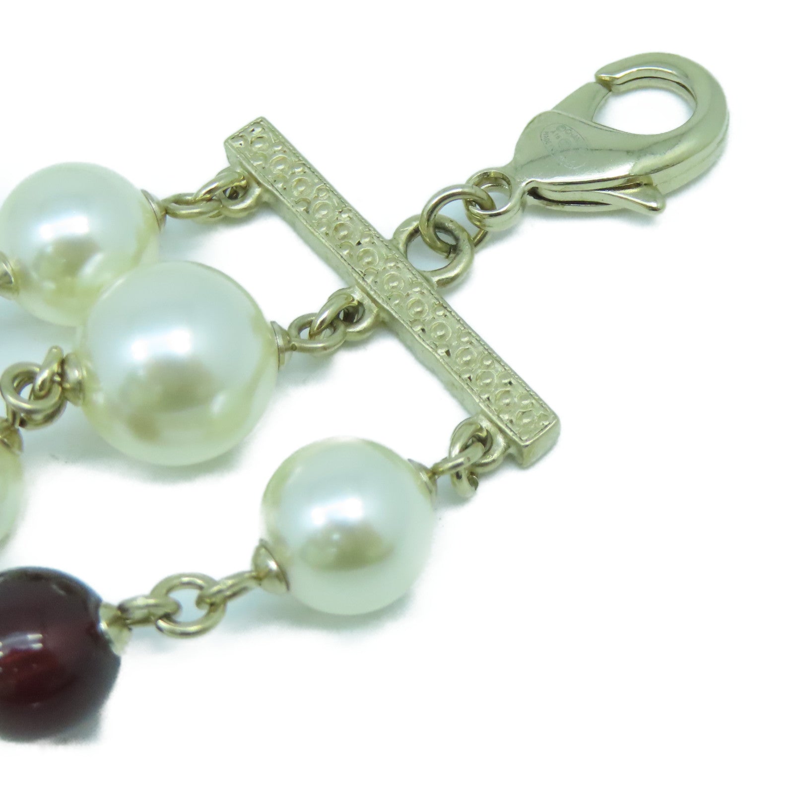 CHANEL 金屬/PVC Necklace項鍊金色/白色/紅色/綠色