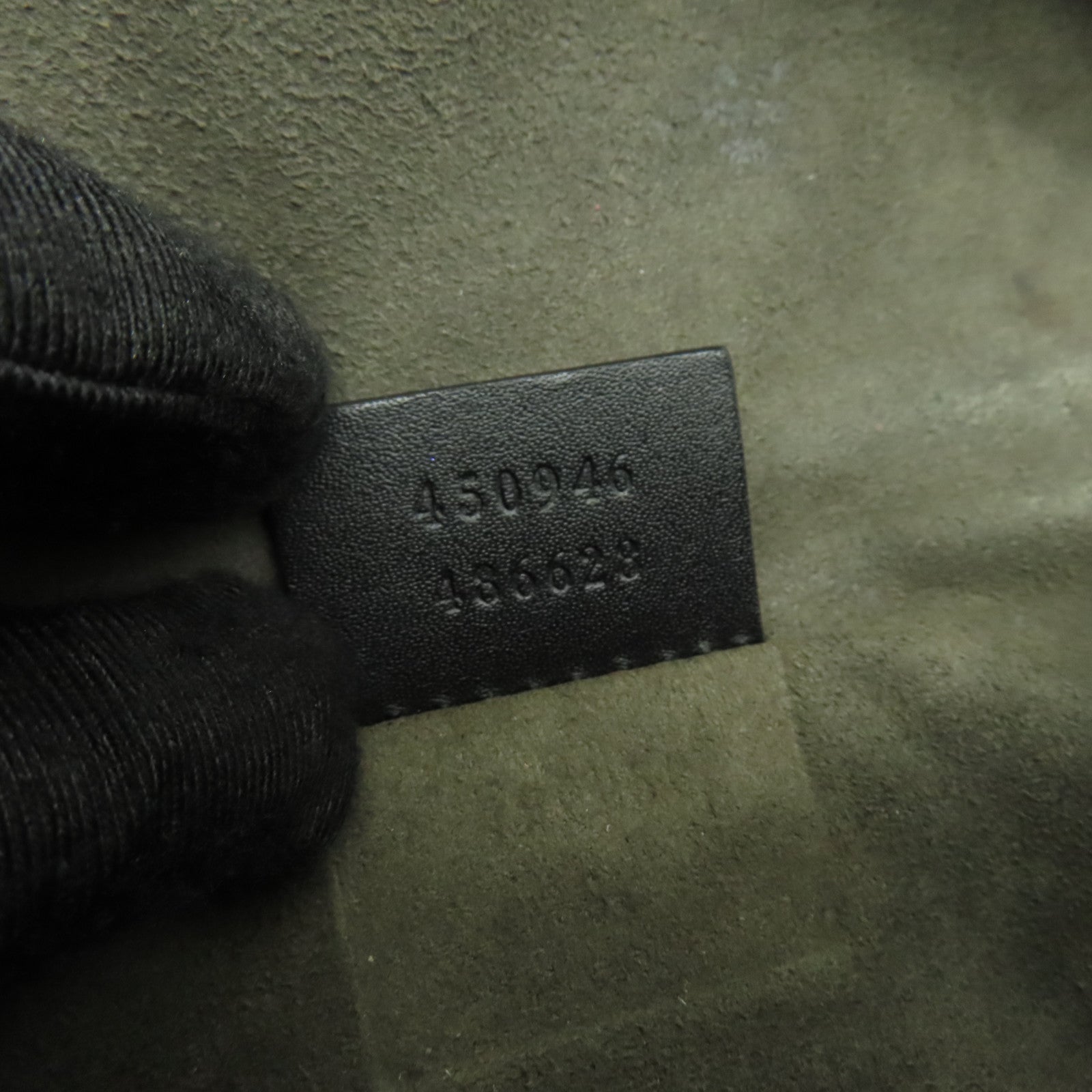 GUCCI 塗層帆布Eden Belt Bag銀扣腰包黒色/棕色