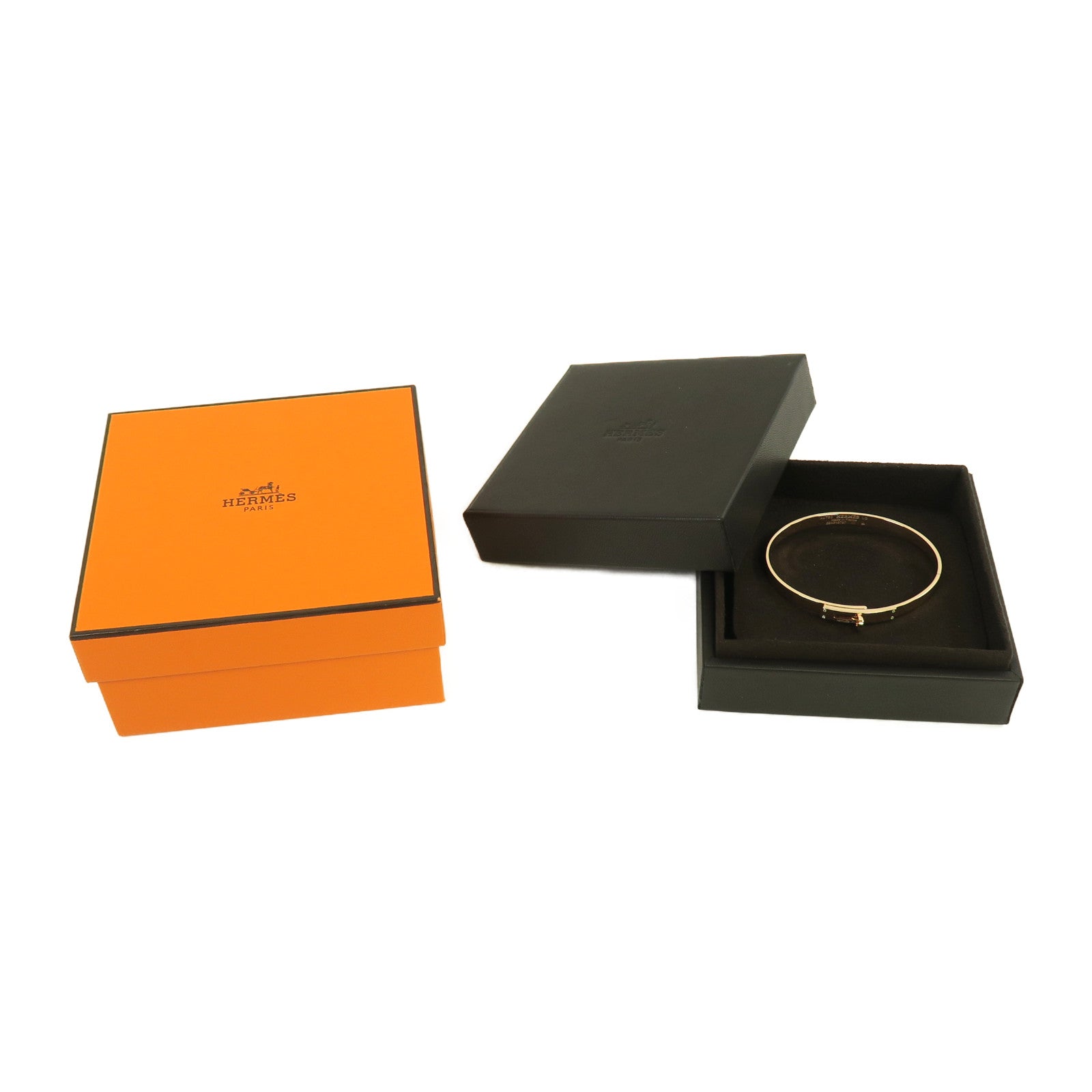 HERMES 18K玫瑰金Kelly H PM手鐲
