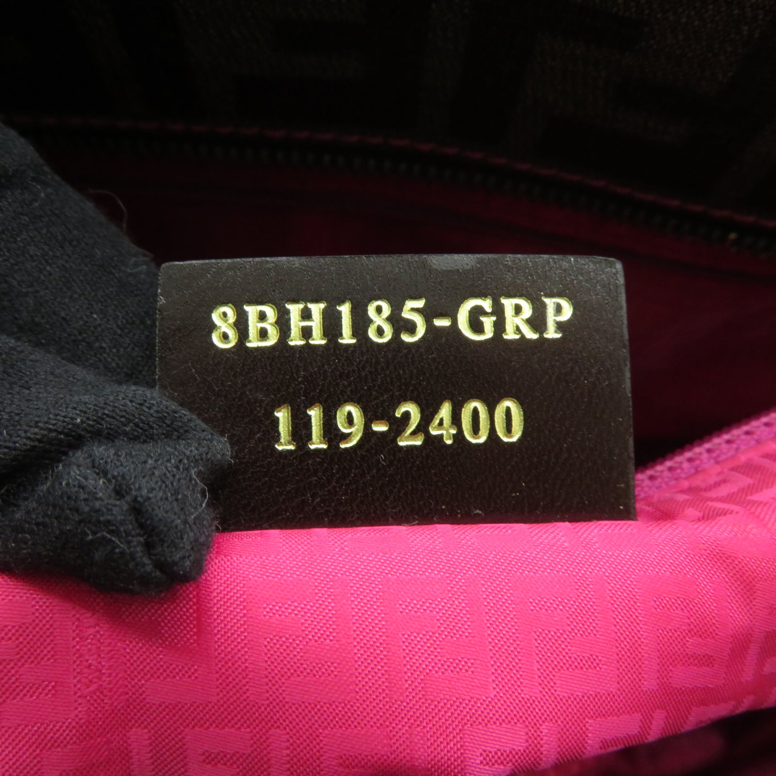 FENDI 塗層帆布Tote Bag金扣肩背袋啡色