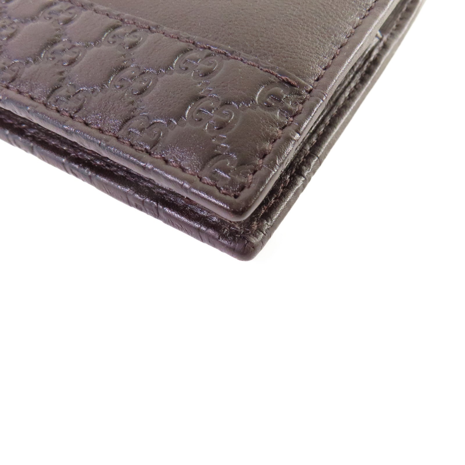 GUCCI 牛皮皮革Short Wallet短錢包啡色