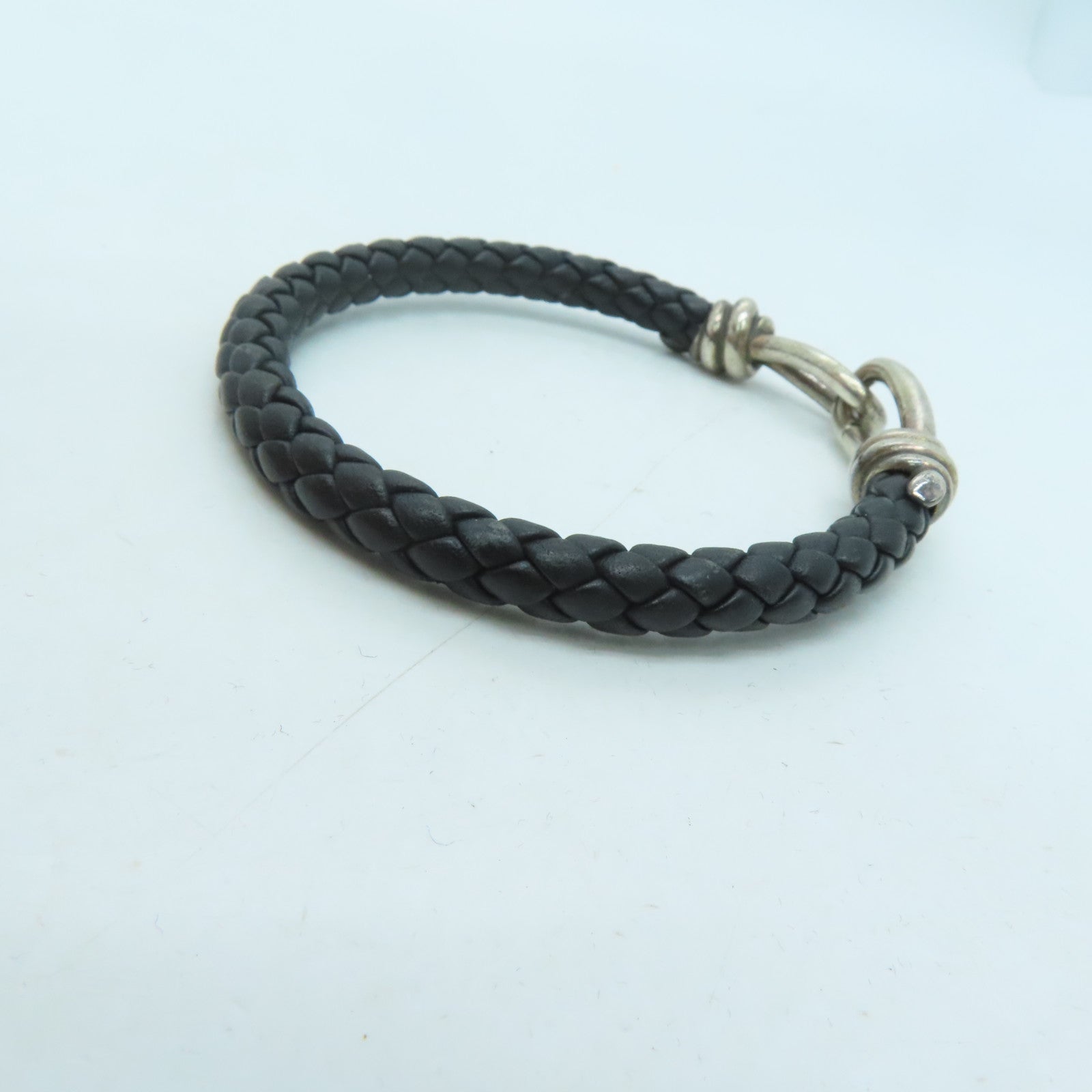 TIFFANY＆CO 牛皮皮革Bracelet手带黑色
