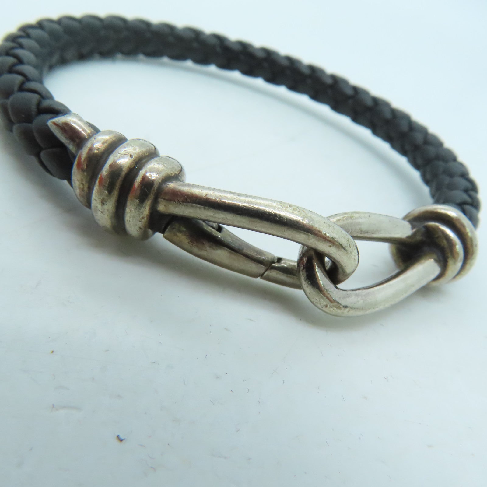 TIFFANY＆CO 牛皮皮革Bracelet手带黑色