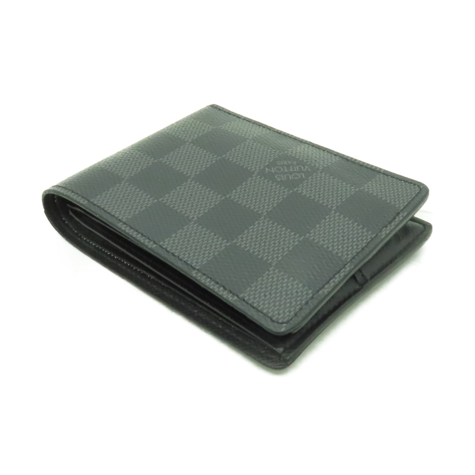 LOUIS VUITTON Damier Graphite Multiple Wallet錢包黒色