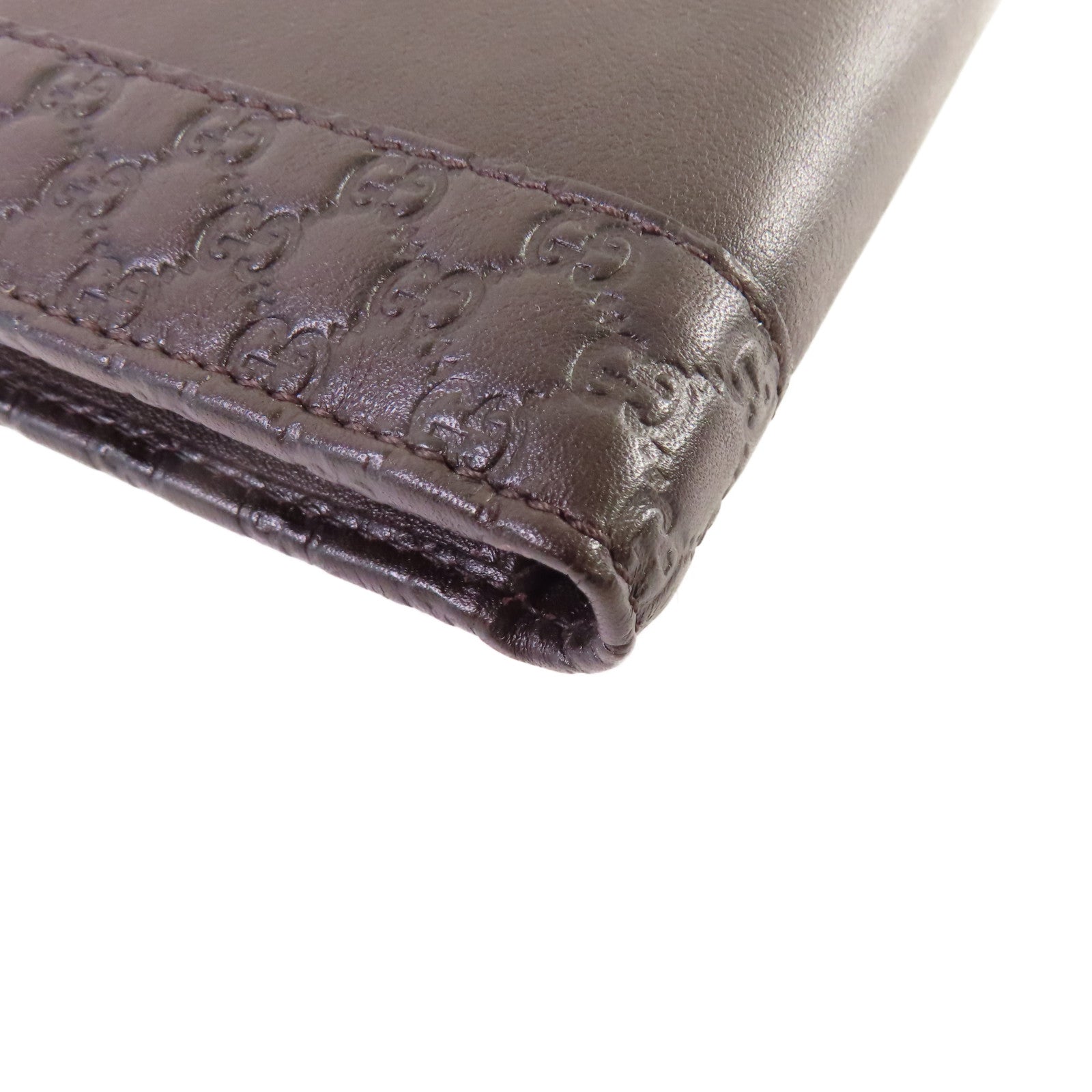 GUCCI 牛皮皮革Short Wallet短錢包啡色
