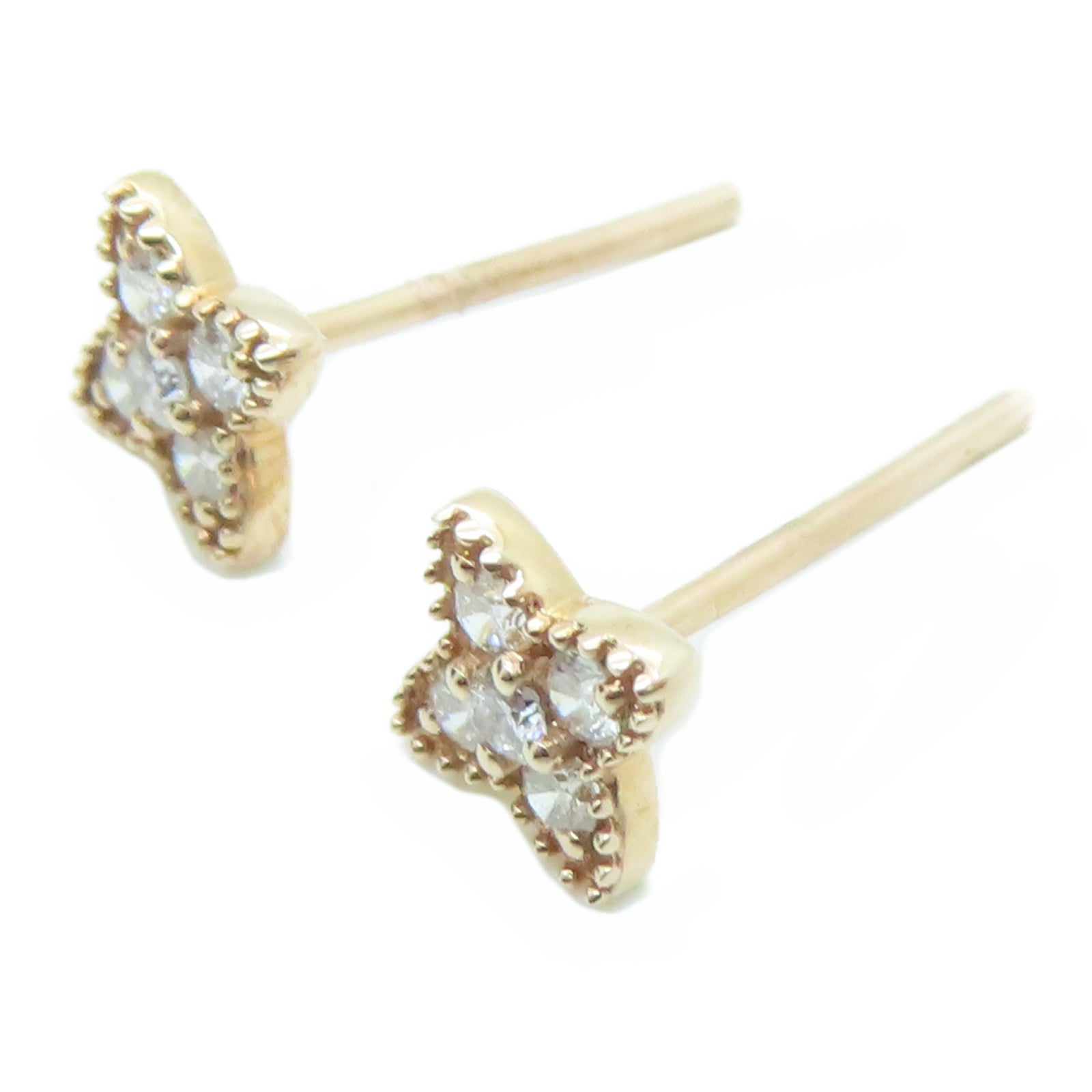 JEWELRY 14K玫瑰金 Diamond Earrings 0.1ct/0.1ct鑽石耳環