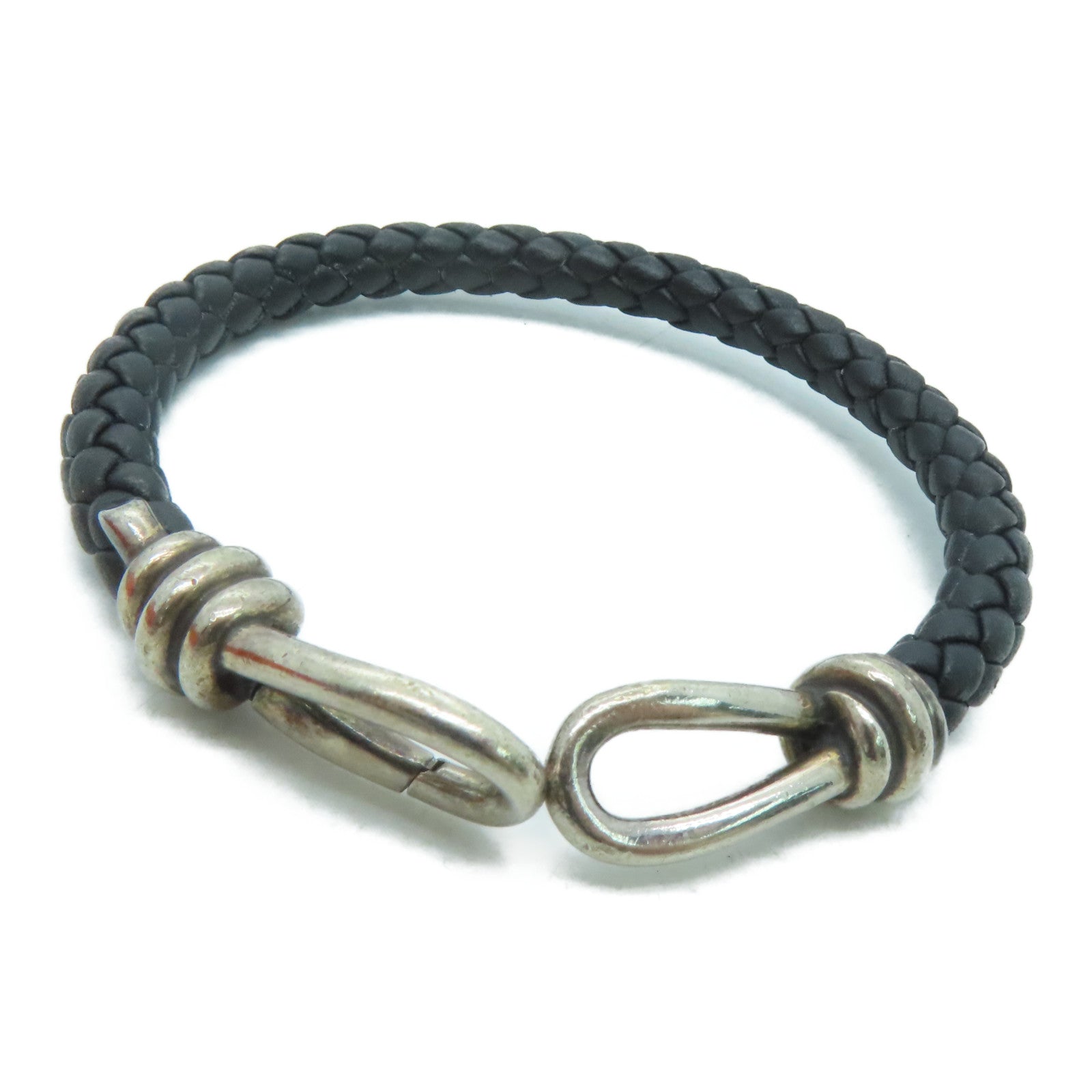 TIFFANY＆CO 牛皮皮革Bracelet手带黑色