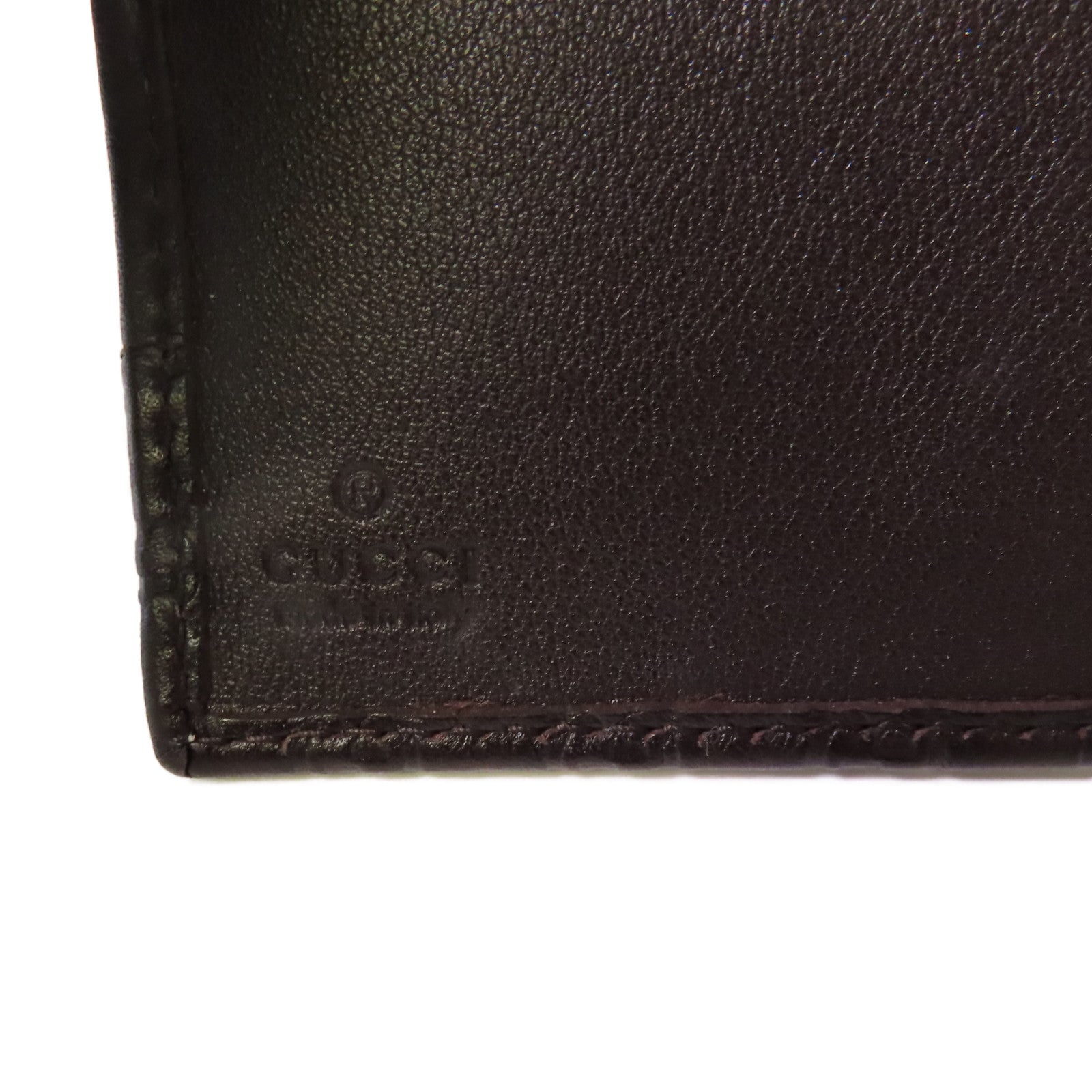 GUCCI 牛皮皮革Short Wallet短錢包啡色
