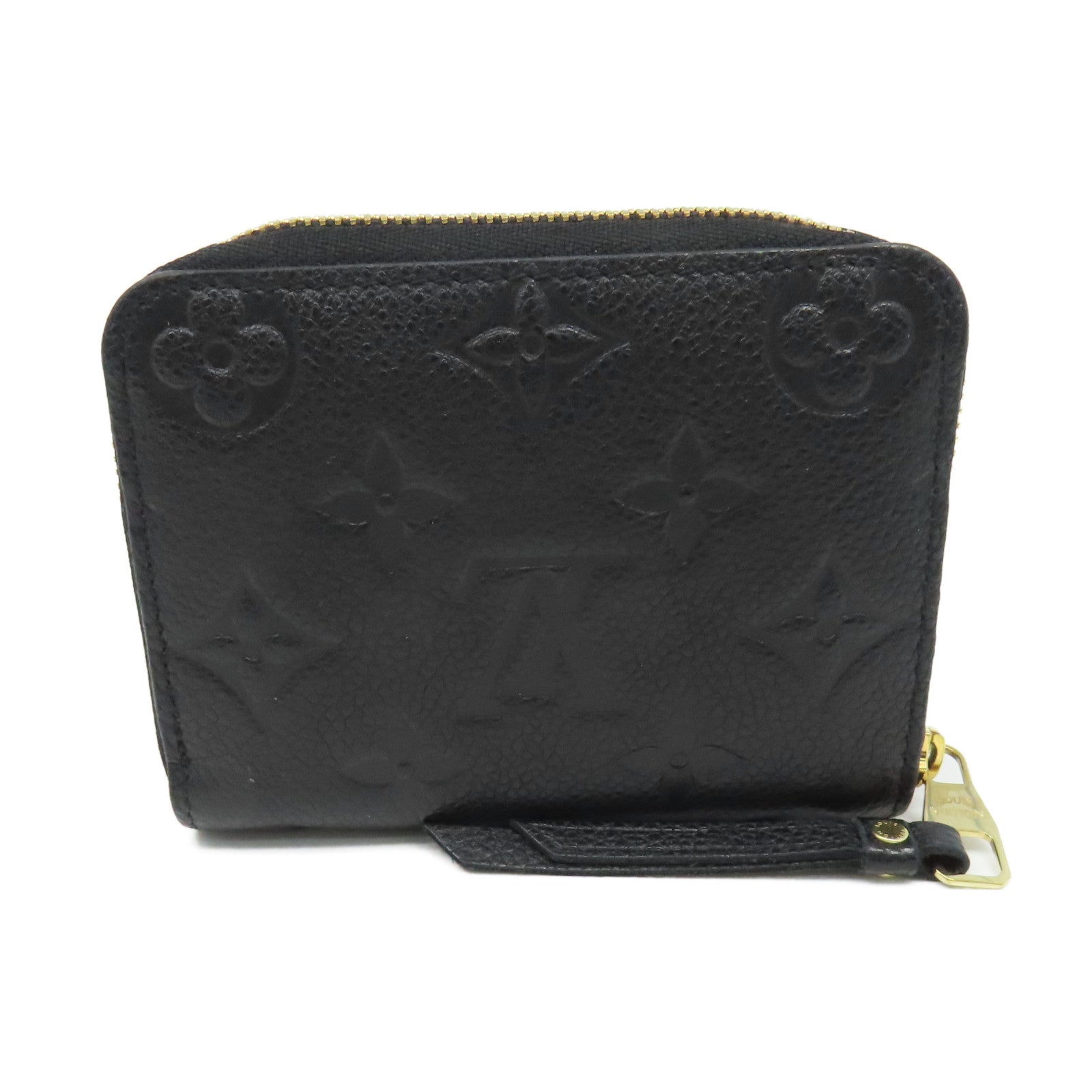 LOUIS VUITTON Monogram Empreinte Zippy Coin Purse拉鏈零錢包黑色