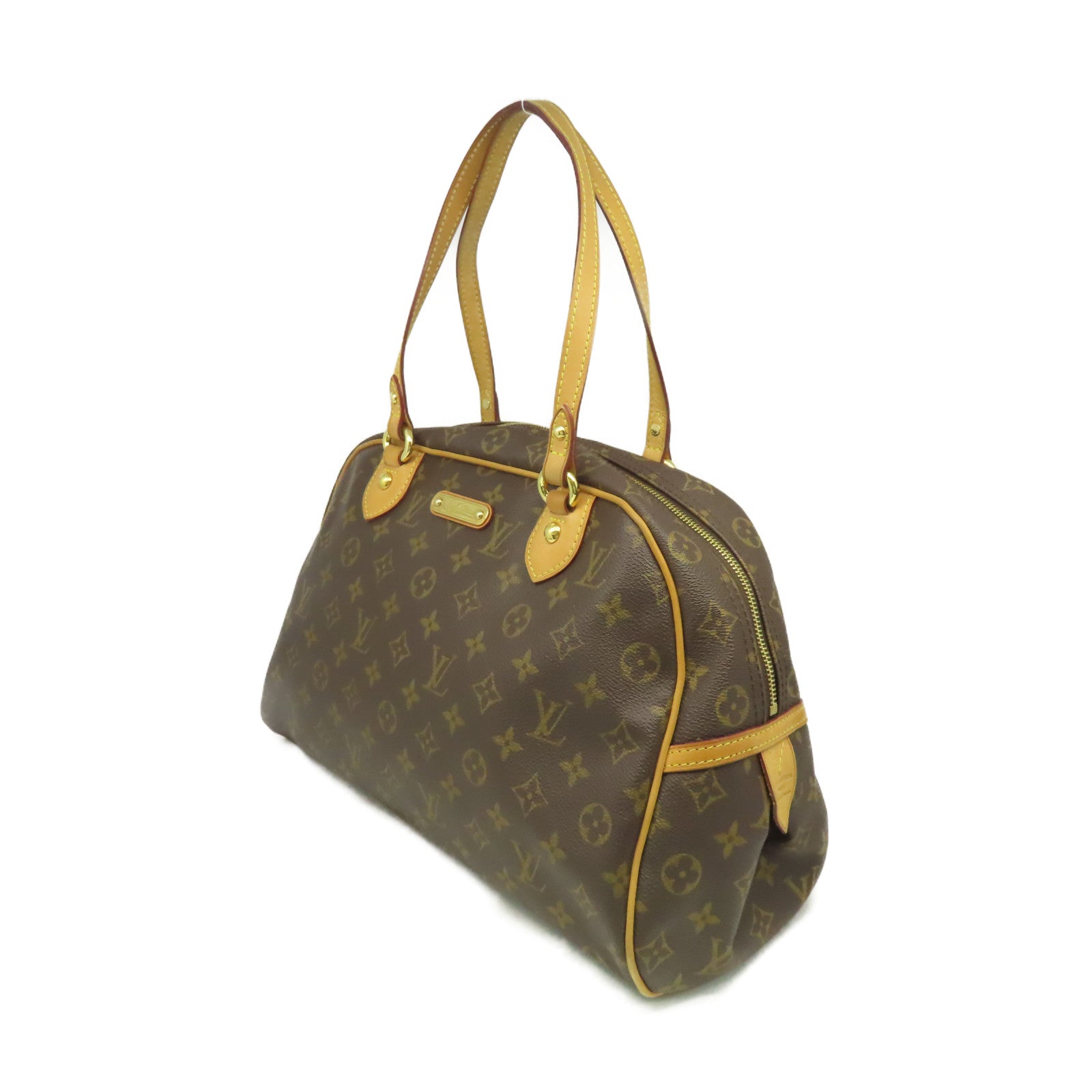 LOUIS VUITTON Monogram Montorgueil GM Shoulder Bag肩背袋啡色