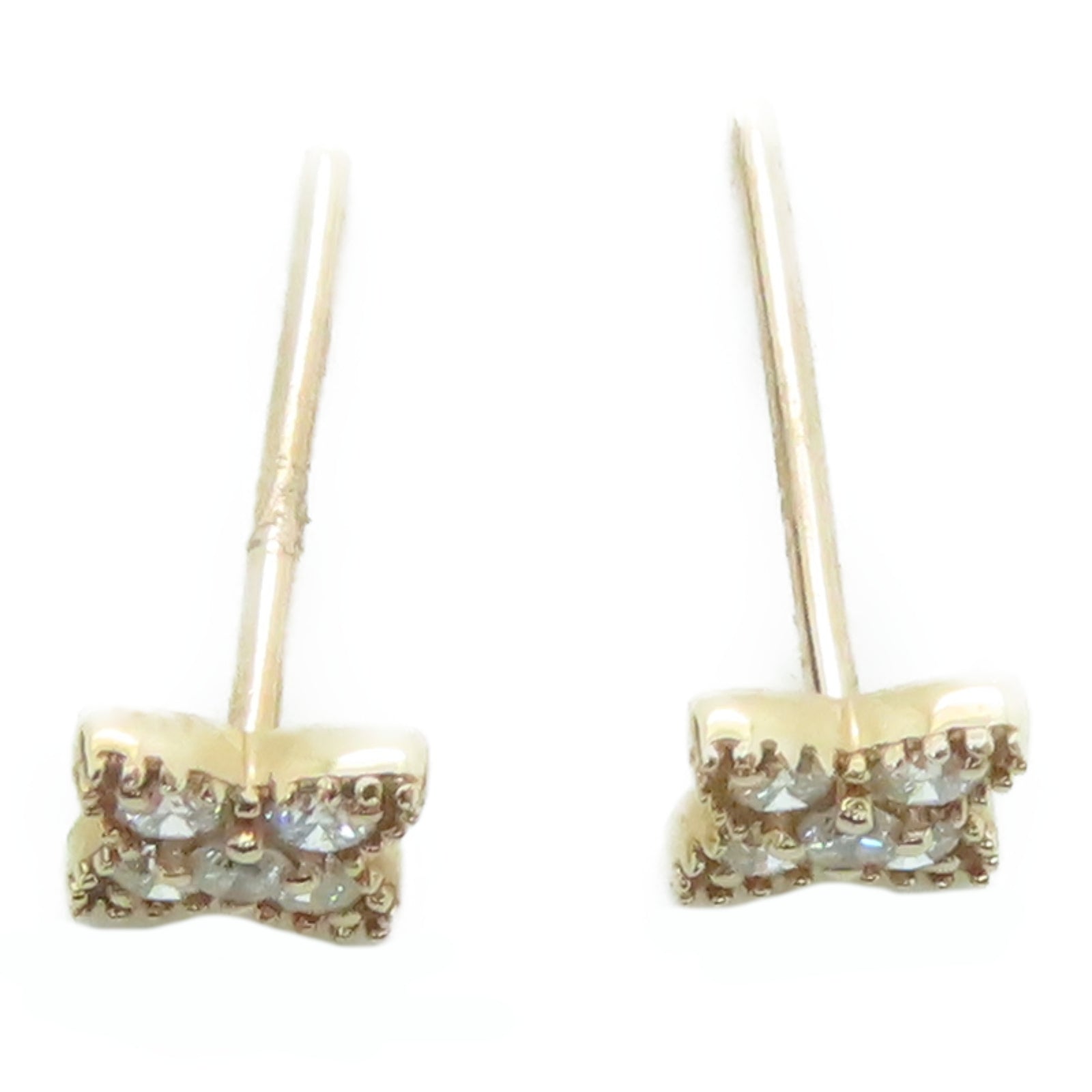 JEWELRY 14K玫瑰金 Diamond Earrings 0.1ct/0.1ct鑽石耳環
