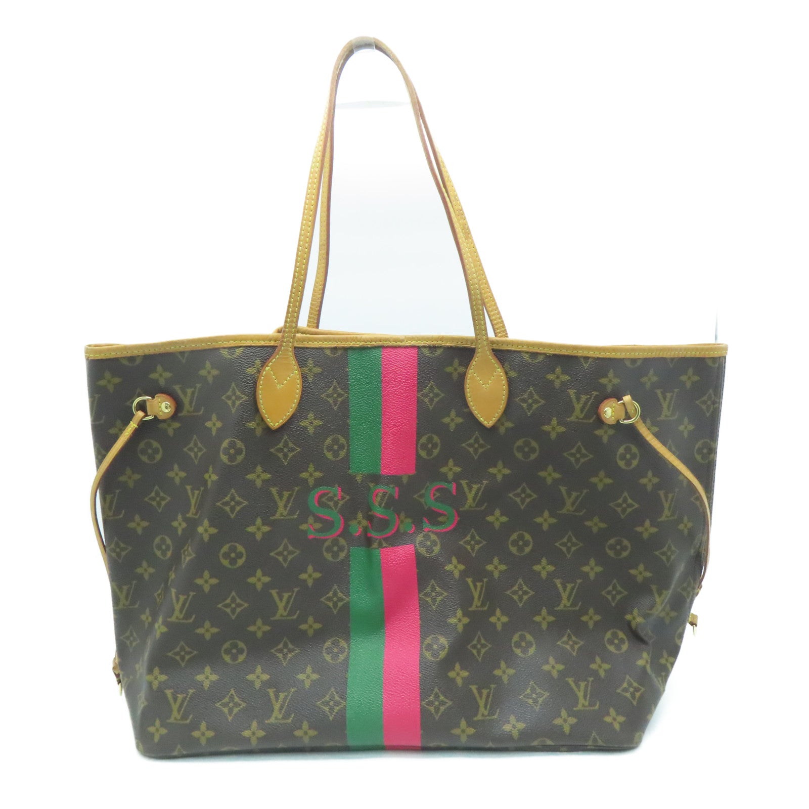 LOUIS VUITTON [Sharp Discount] Monogram Neverfull GM Hand Bag / Shoulder Bag Brown