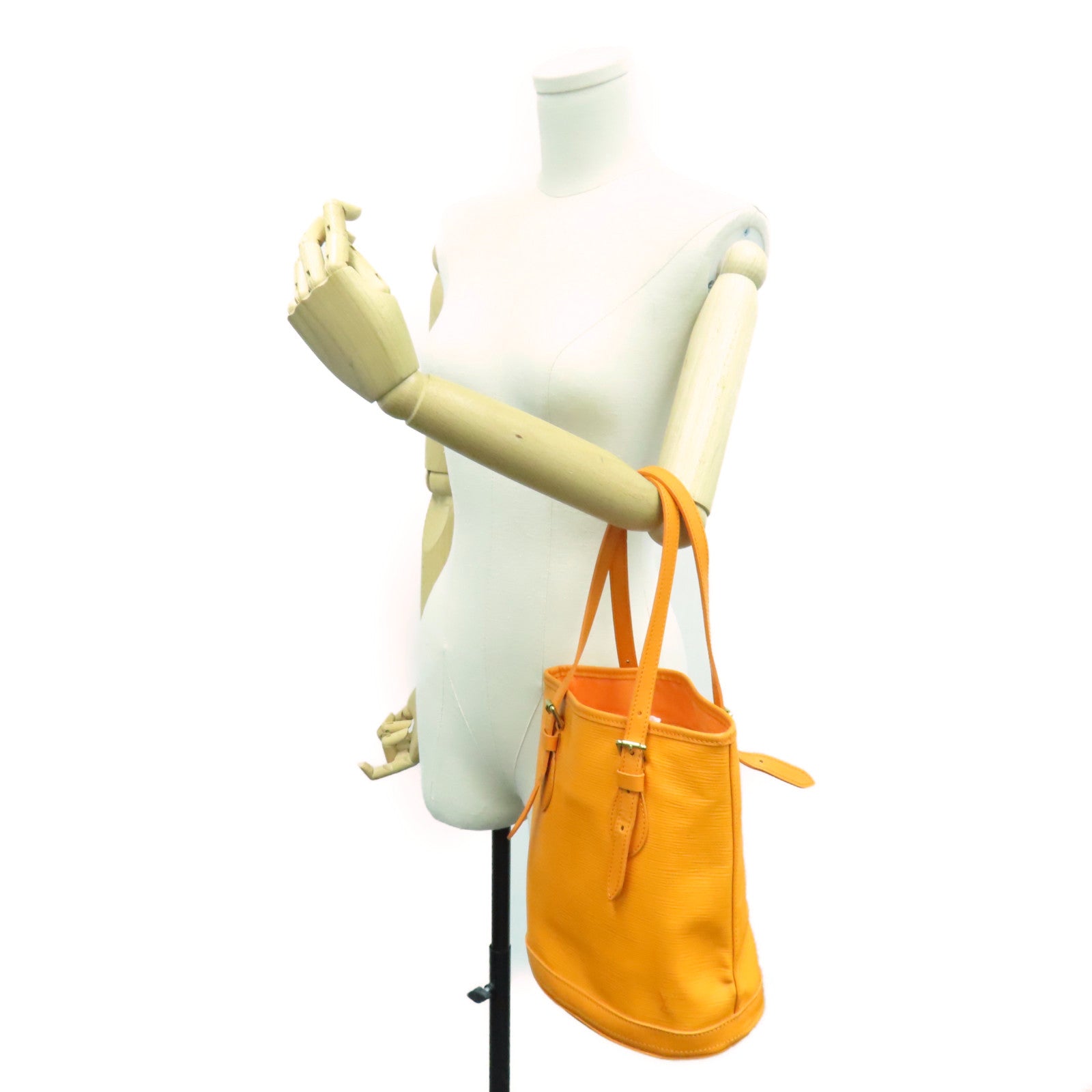 LOUIS VUITTON Epi Bucket PM Tote Bag手挽袋橙色