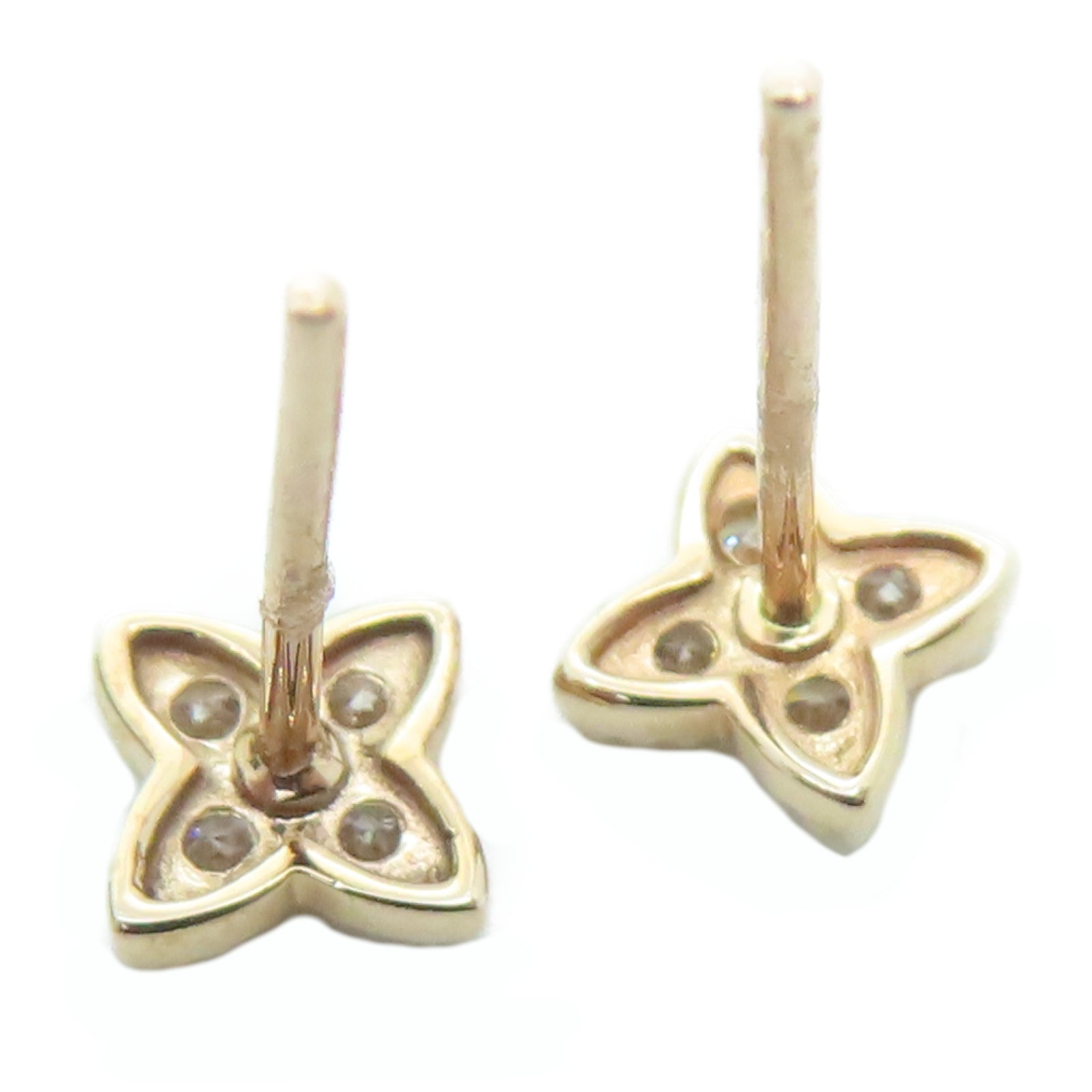 JEWELRY 14K玫瑰金 Diamond Earrings 0.1ct/0.1ct鑽石耳環