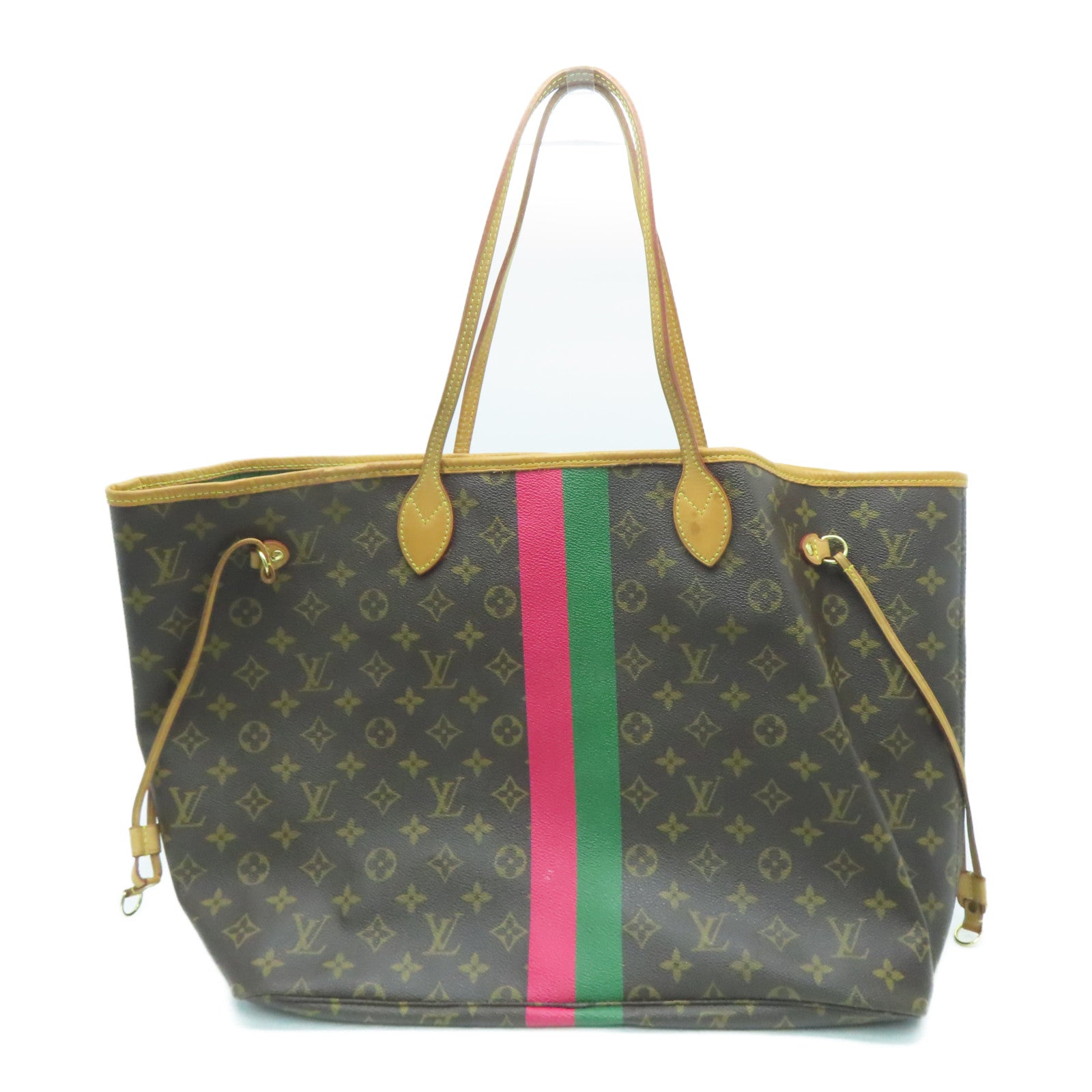 LOUIS VUITTON [Sharp Discount] Monogram Neverfull GM Hand Bag / Shoulder Bag Brown