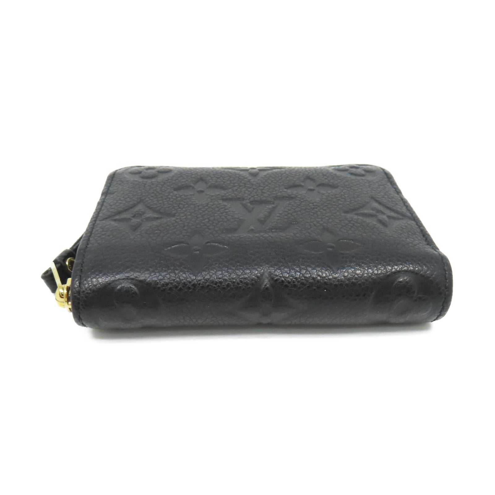 LOUIS VUITTON Monogram Empreinte Zippy Coin Purse拉鏈零錢包黑色