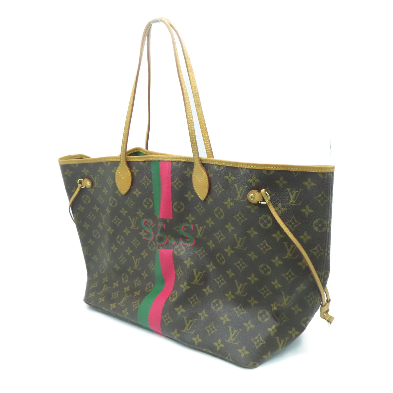LOUIS VUITTON [Sharp Discount] Monogram Neverfull GM Hand Bag / Shoulder Bag Brown