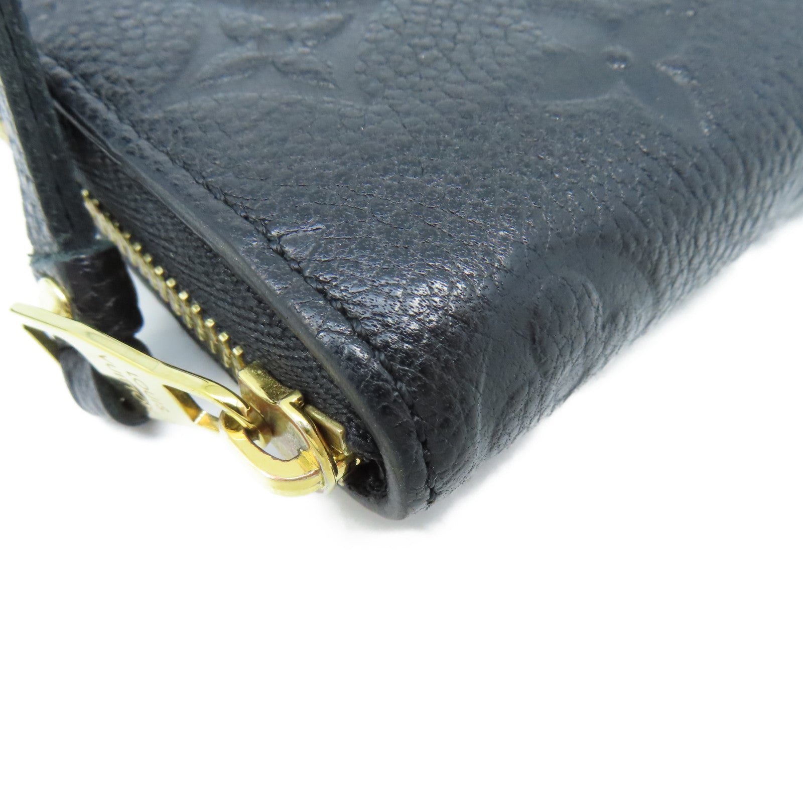 LOUIS VUITTON Monogram Empreinte Zippy Coin Purse拉鏈零錢包黑色