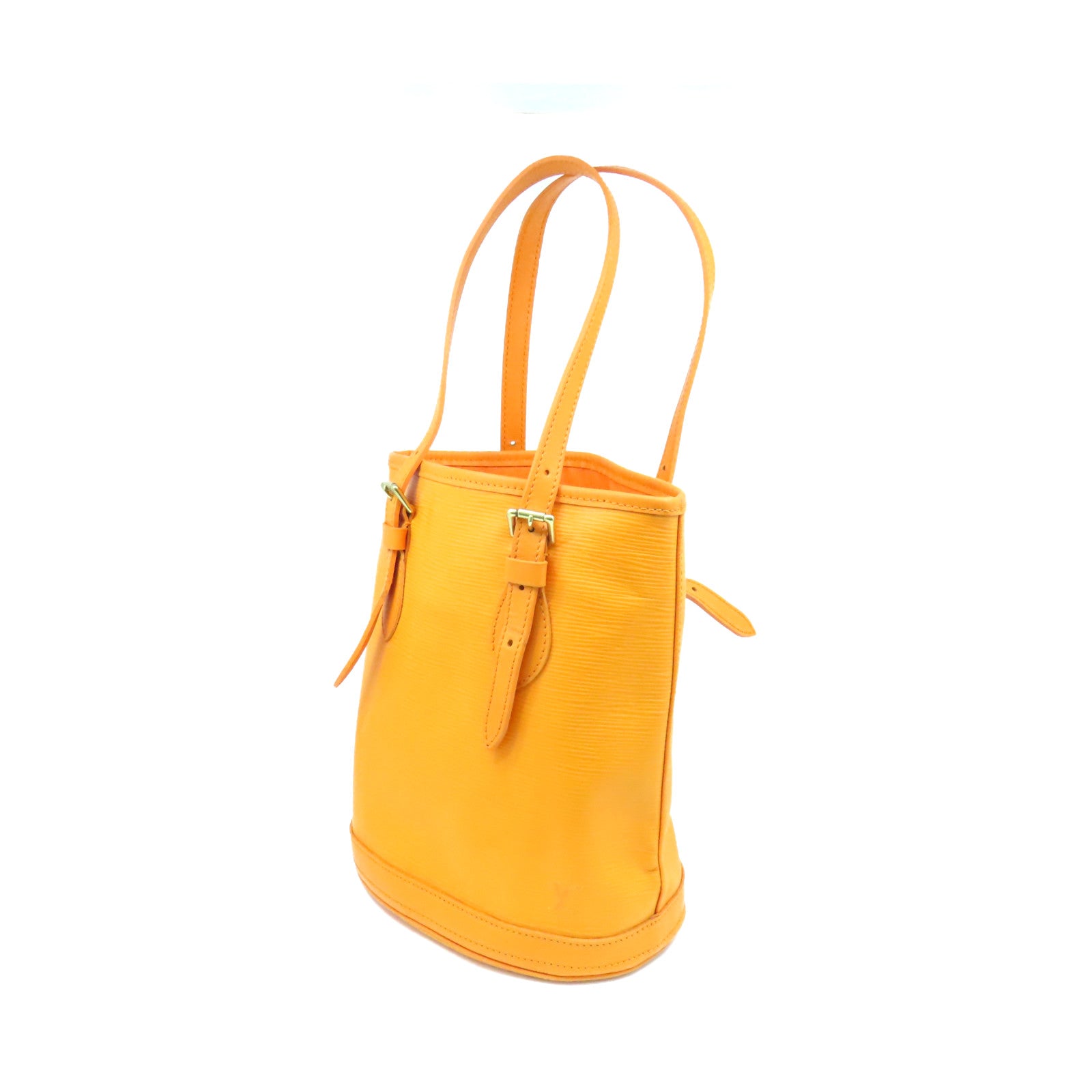 LOUIS VUITTON Epi Bucket PM Tote Bag手挽袋橙色