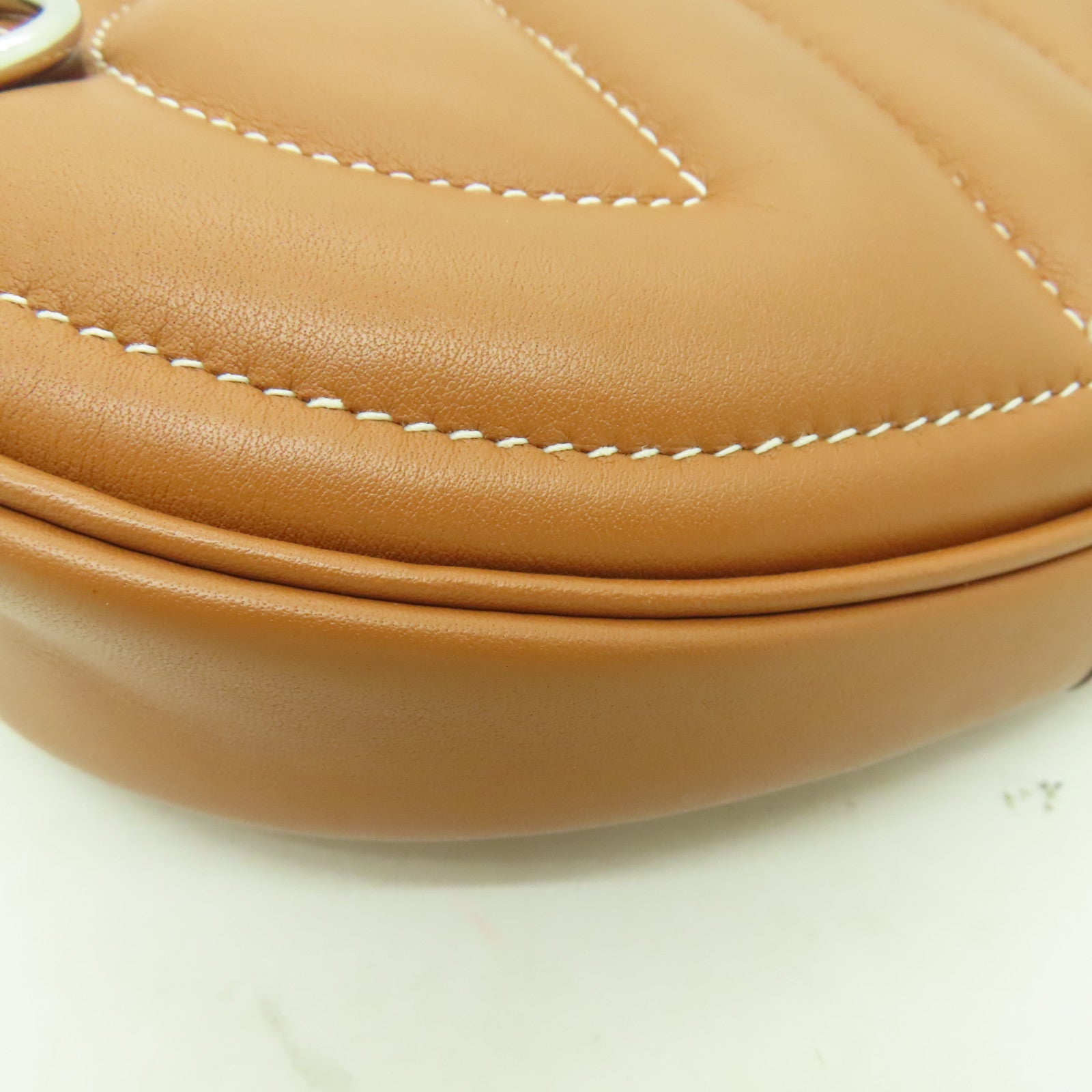 HERMES Swift皮革In The Loop Belt Bag銀扣腰包經典駝色