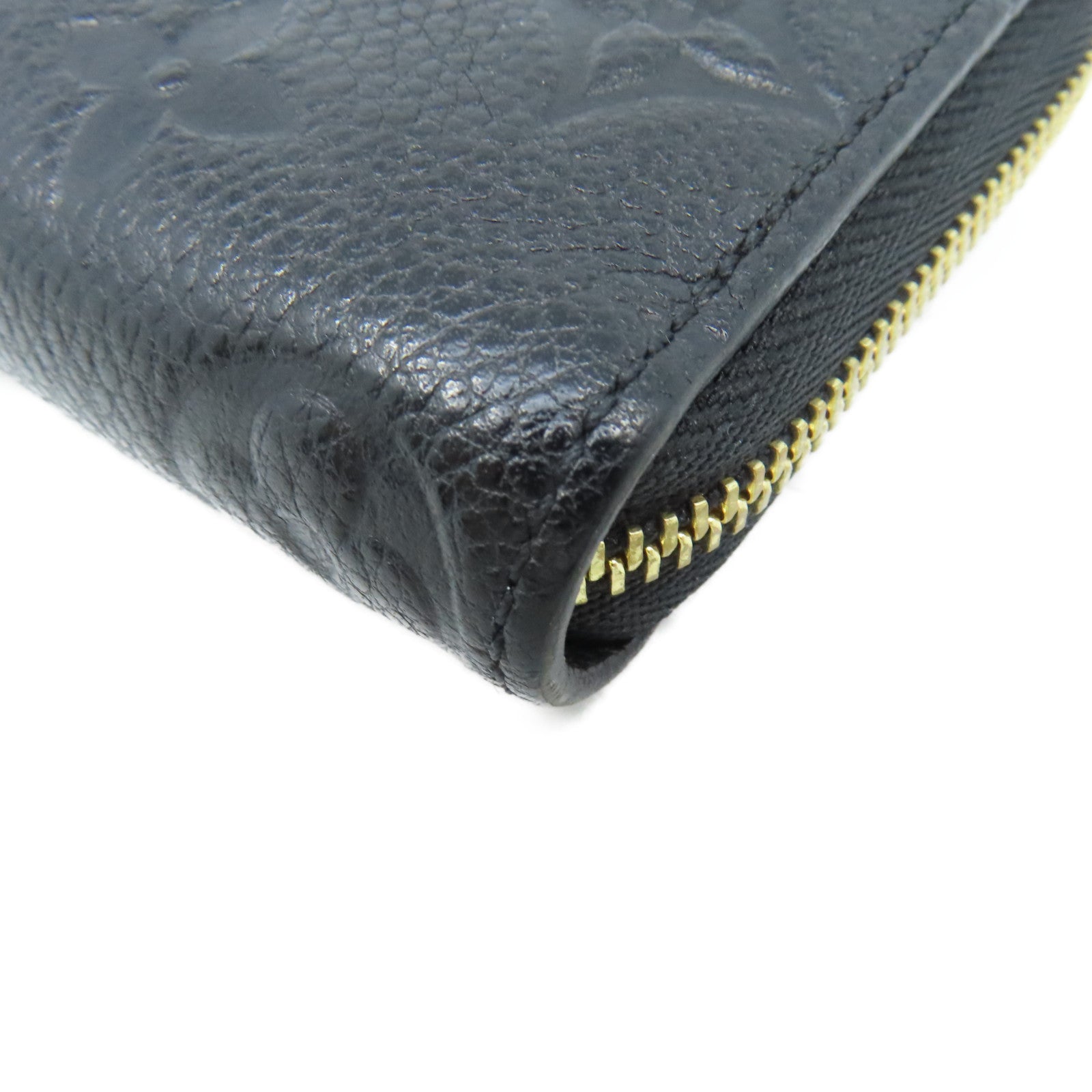 LOUIS VUITTON Monogram Empreinte Zippy Coin Purse拉鏈零錢包黑色