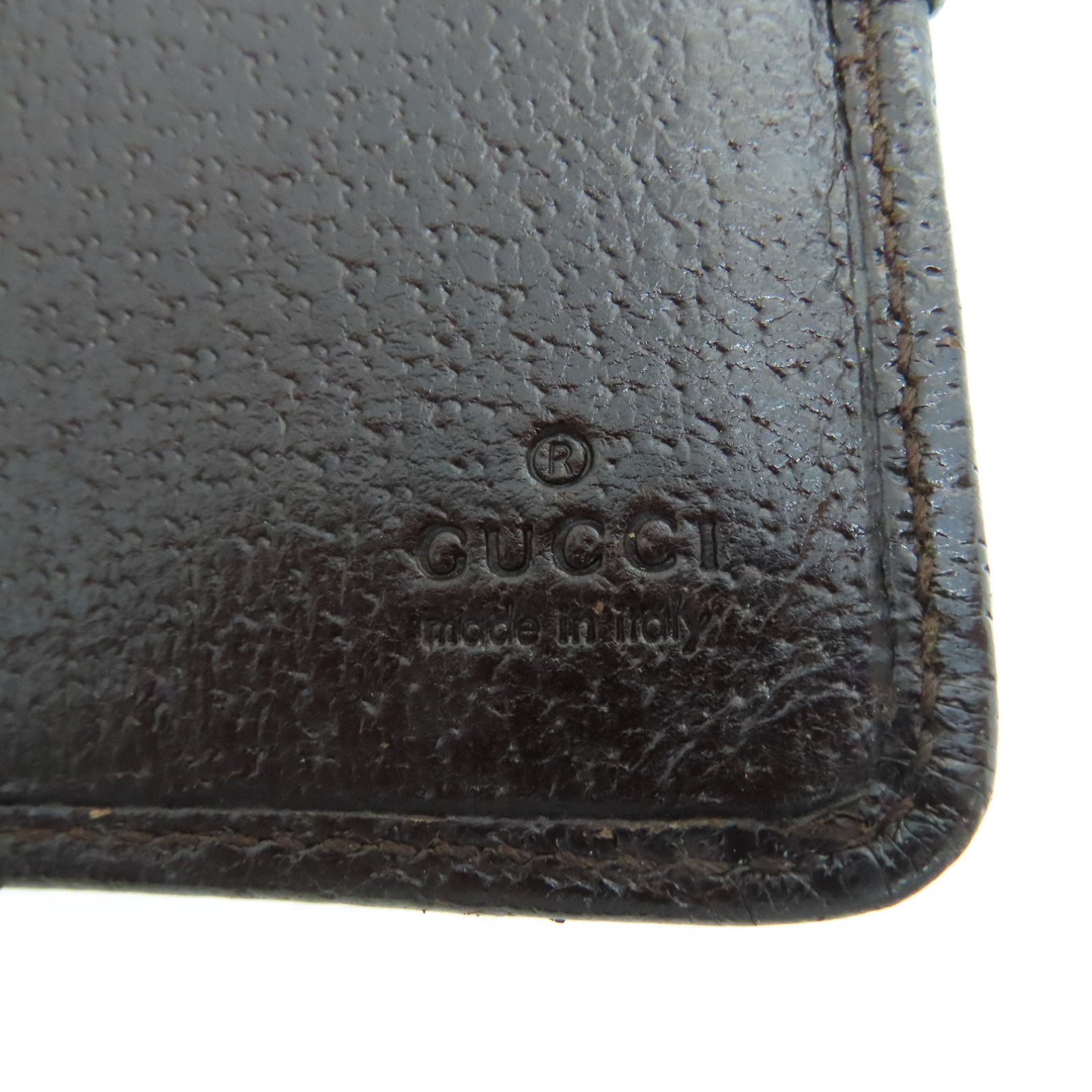 GUCCI 帆布Wallet金扣钱包米色