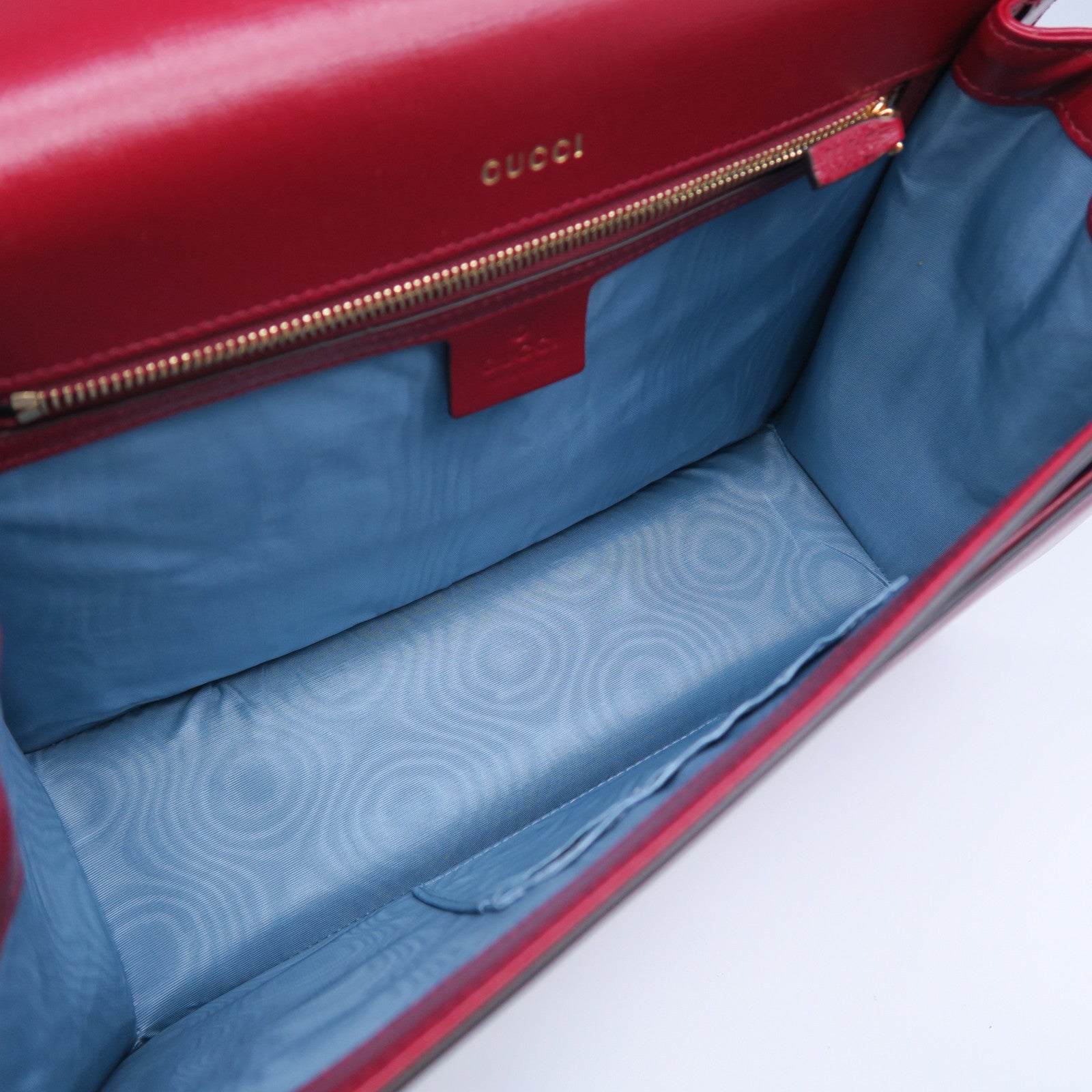 GUCCI 牛皮皮革Shoulder Bag金扣肩背袋紅色