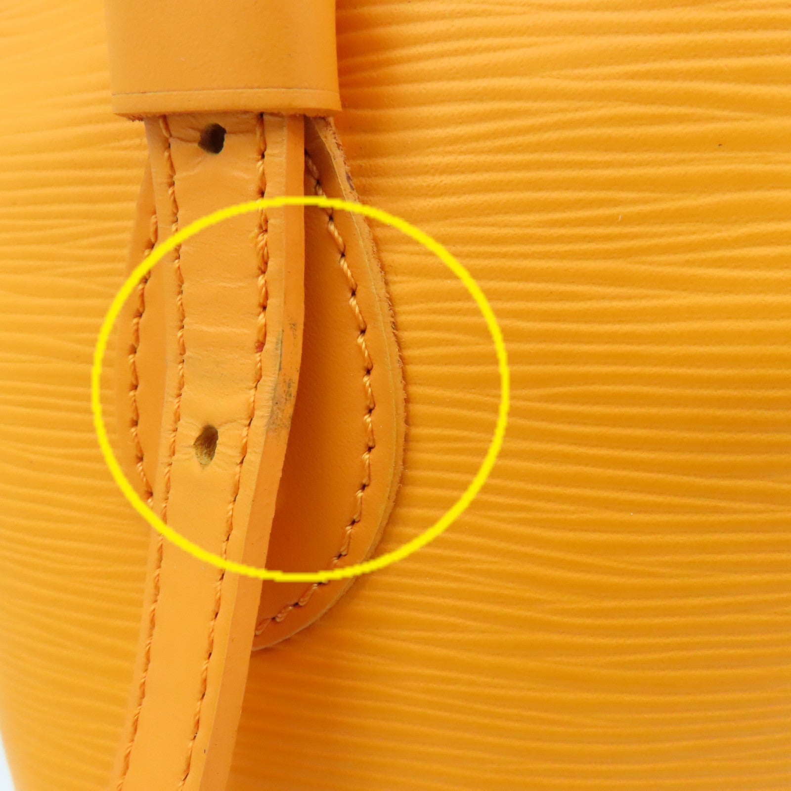LOUIS VUITTON Epi Bucket PM Tote Bag手挽袋橙色