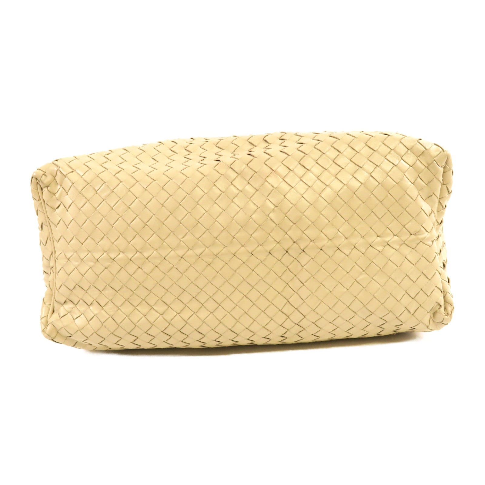 BOTTEGA VENETA 織紋羊皮皮革Shoulder Bag肩背袋米色