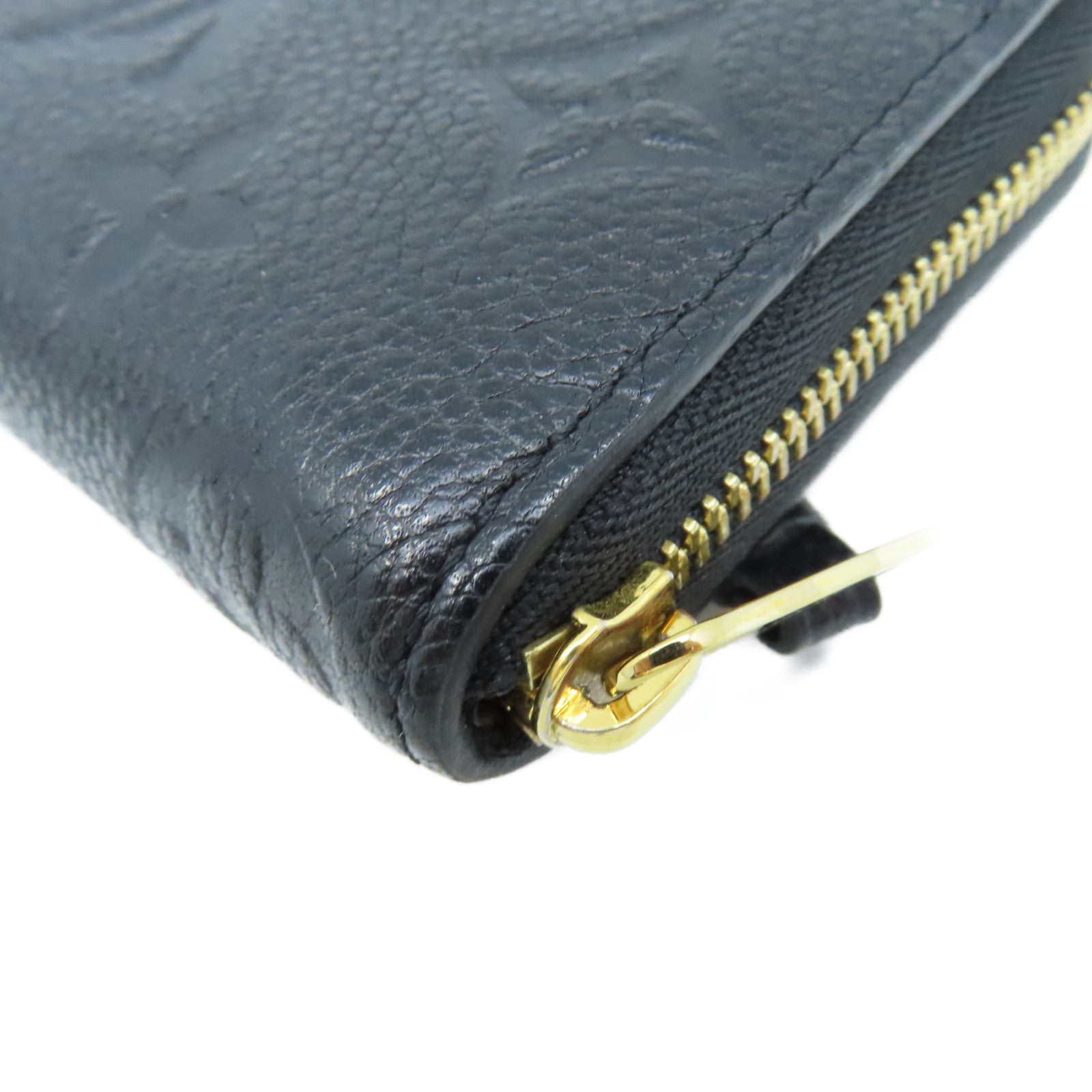 LOUIS VUITTON Monogram Empreinte Zippy Coin Purse拉鏈零錢包黑色