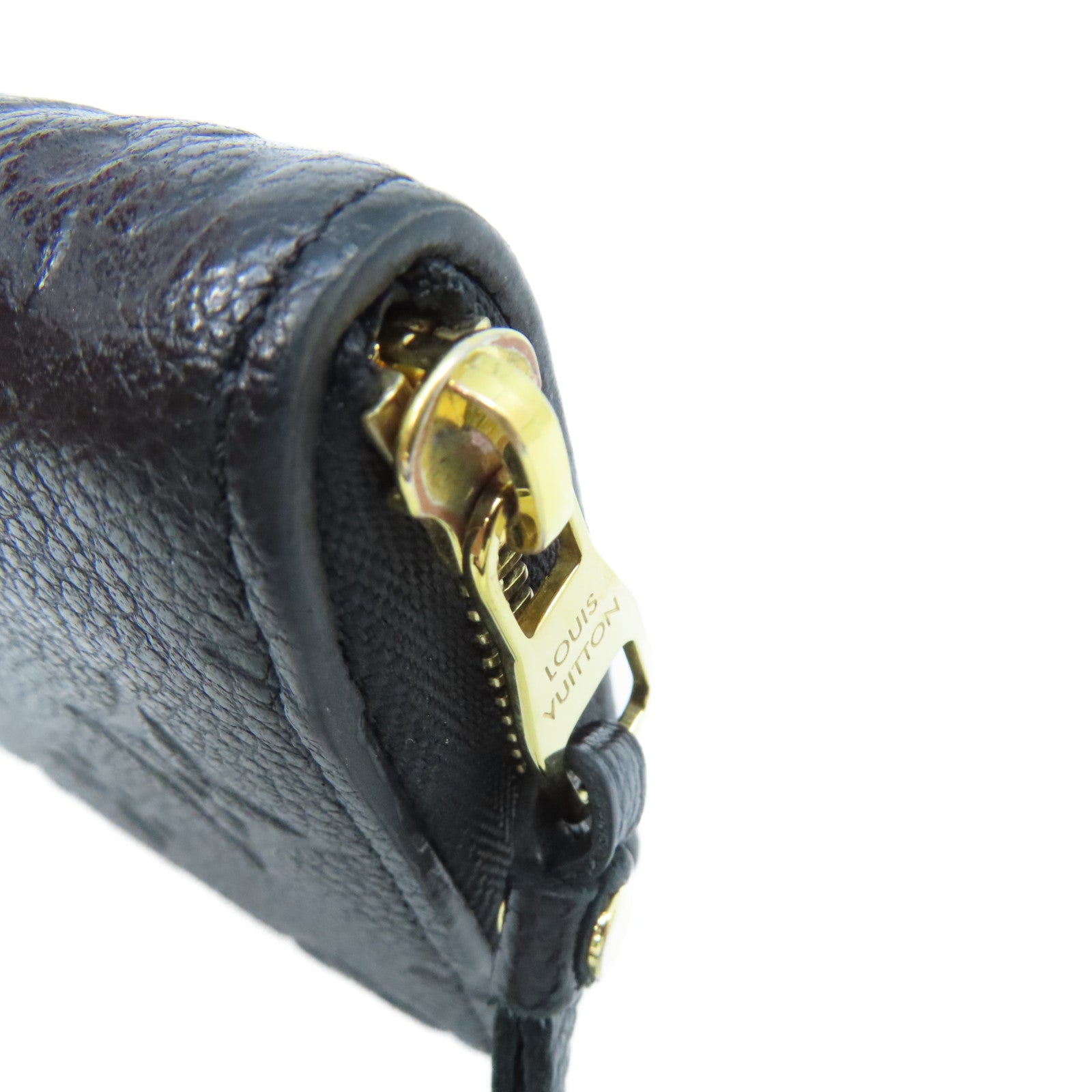 LOUIS VUITTON Monogram Empreinte Zippy Coin Purse拉鏈零錢包黑色