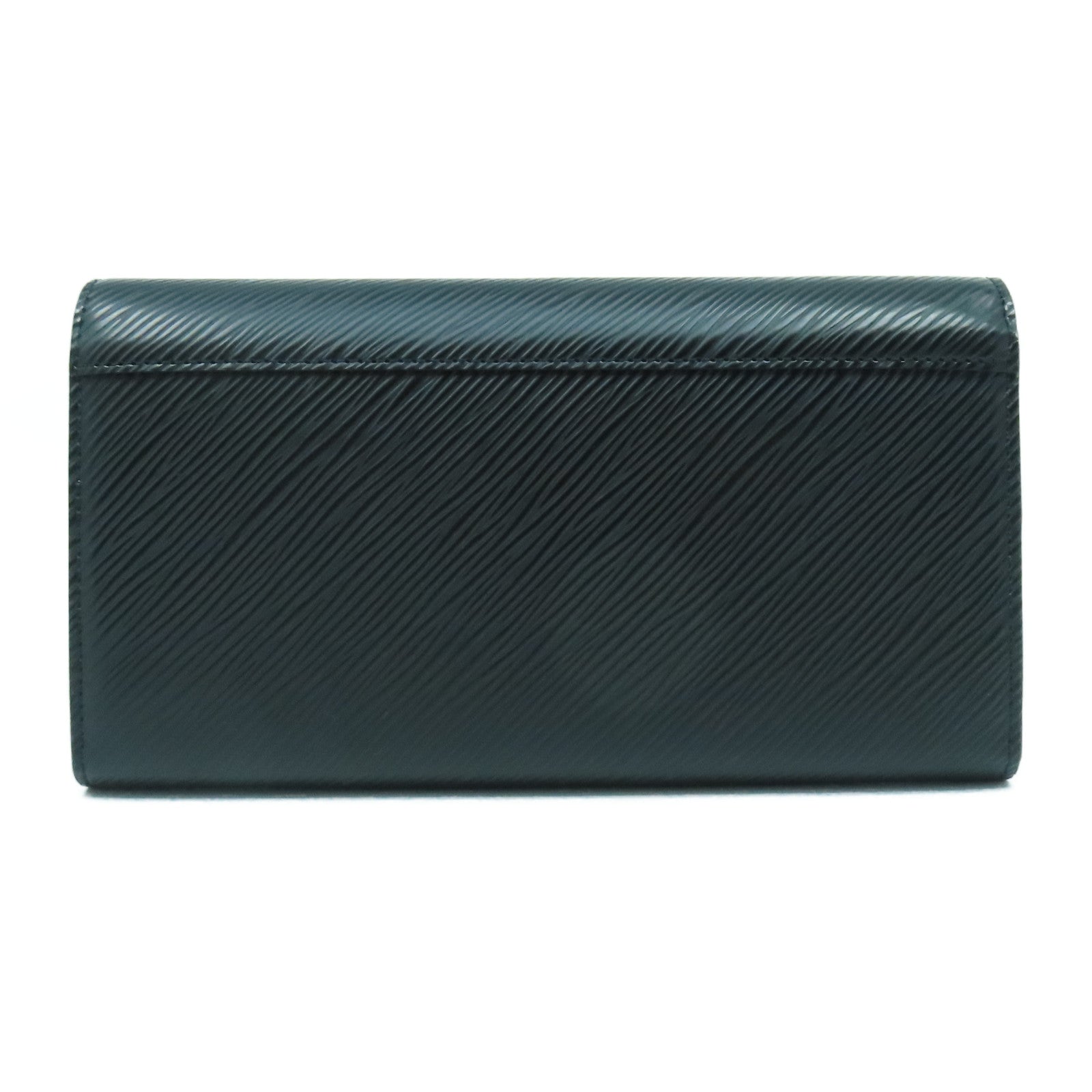 LOUIS VUITTON Epi皮革Twist Long Wallet金扣長錢包黑色
