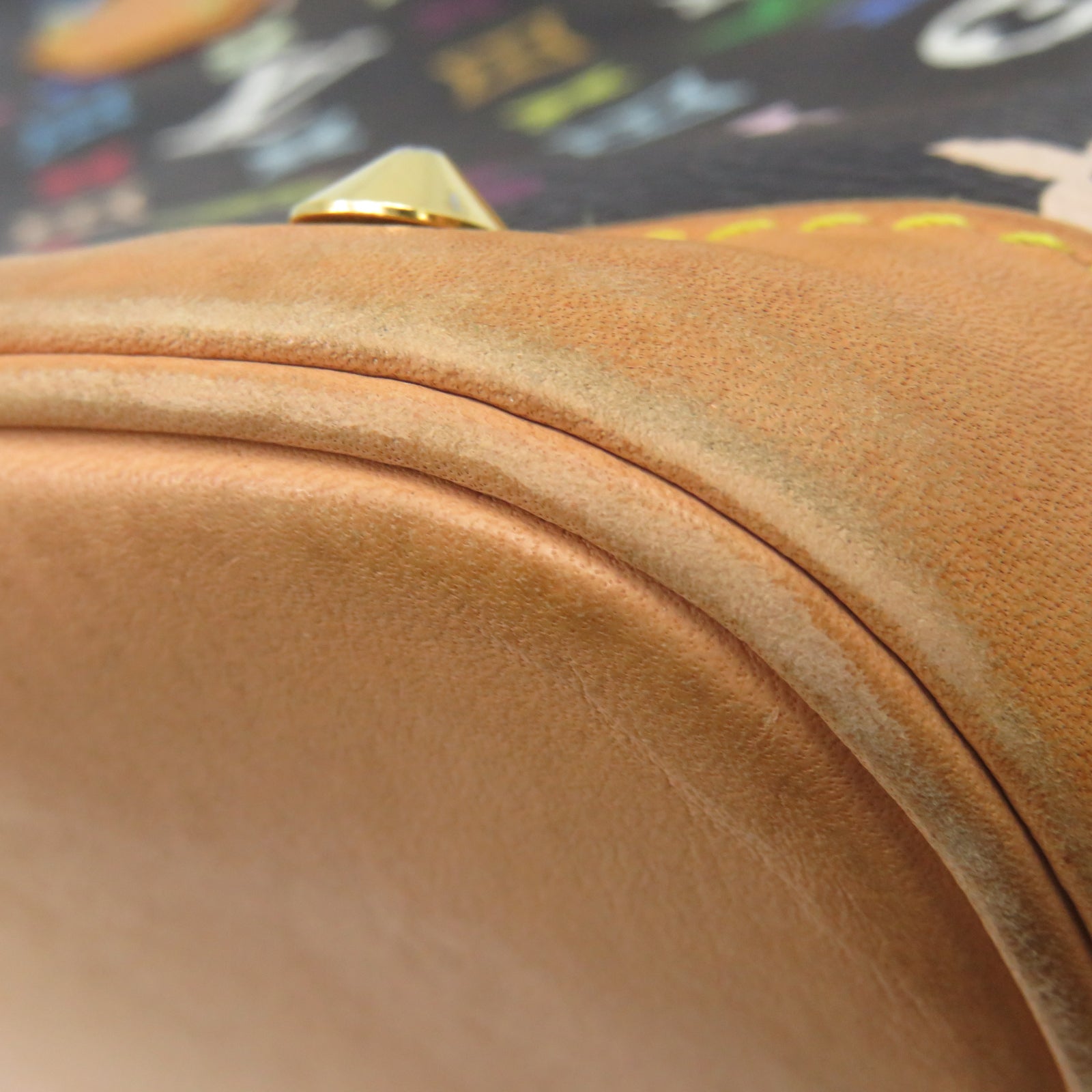 LOUIS VUITTON Monogram Multicolore Alma gold buckle handle bag multicolor