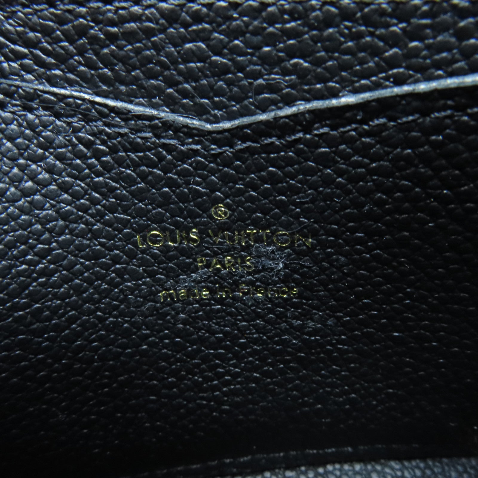 LOUIS VUITTON Monogram Empreinte Zippy Coin Purse拉鏈零錢包黑色